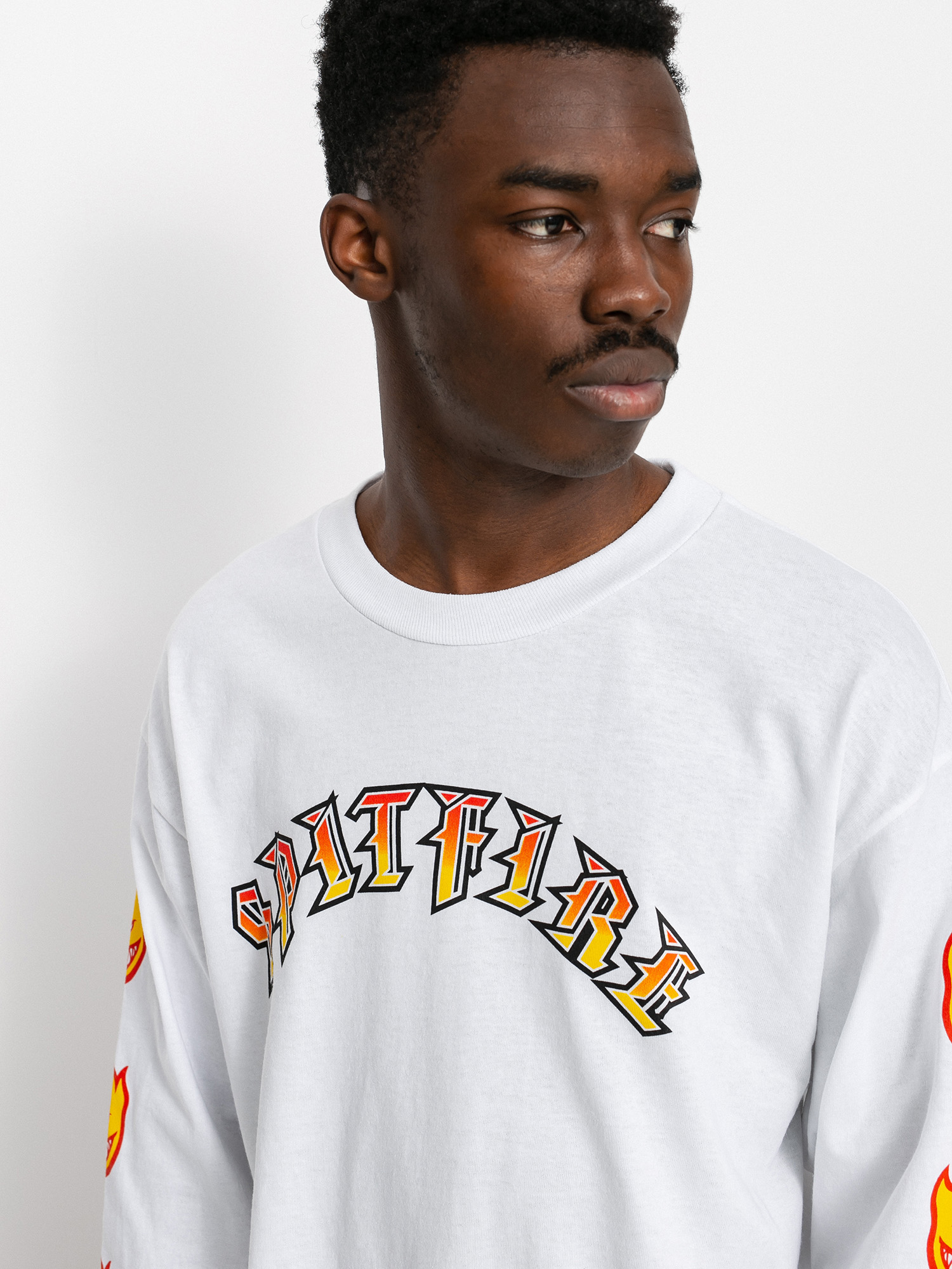 Longsleeve Spitfire Old Bighead Fl (white)