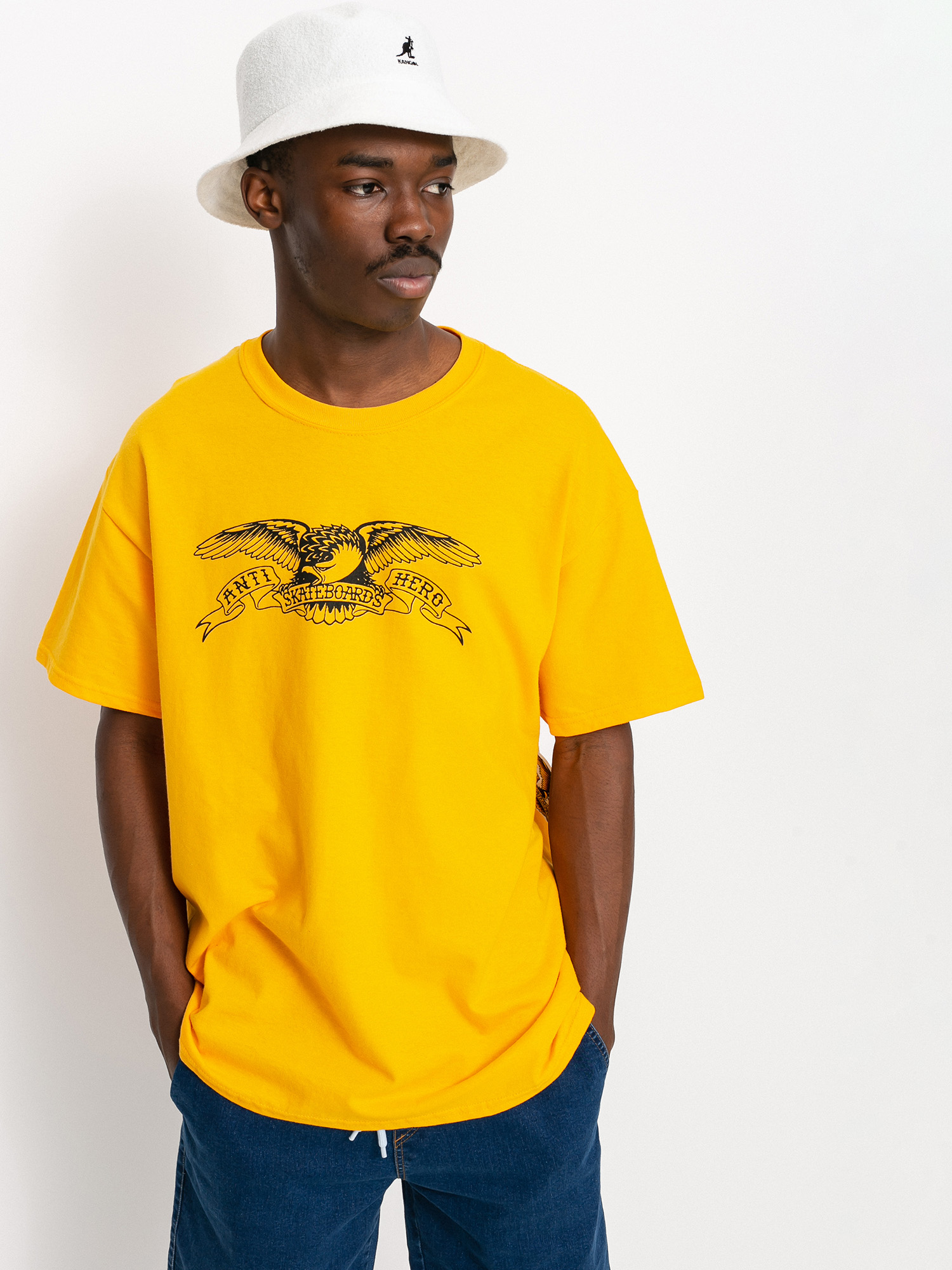 T-shirt Antihero Basic Eagle (gold/black)