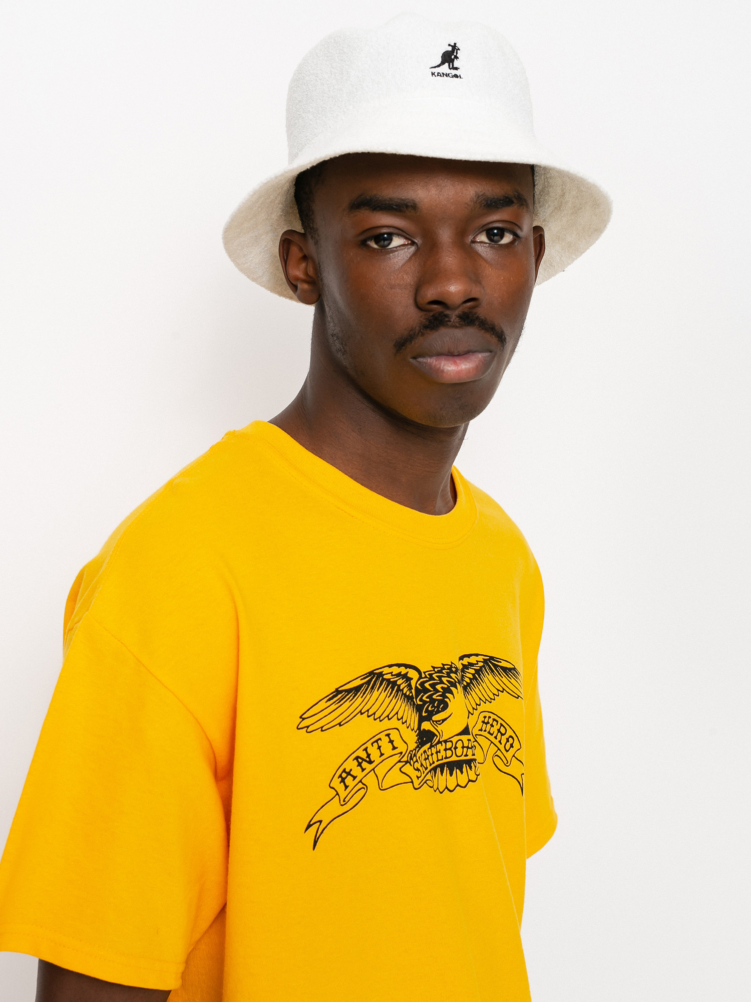 T-shirt Antihero Basic Eagle (gold/black)