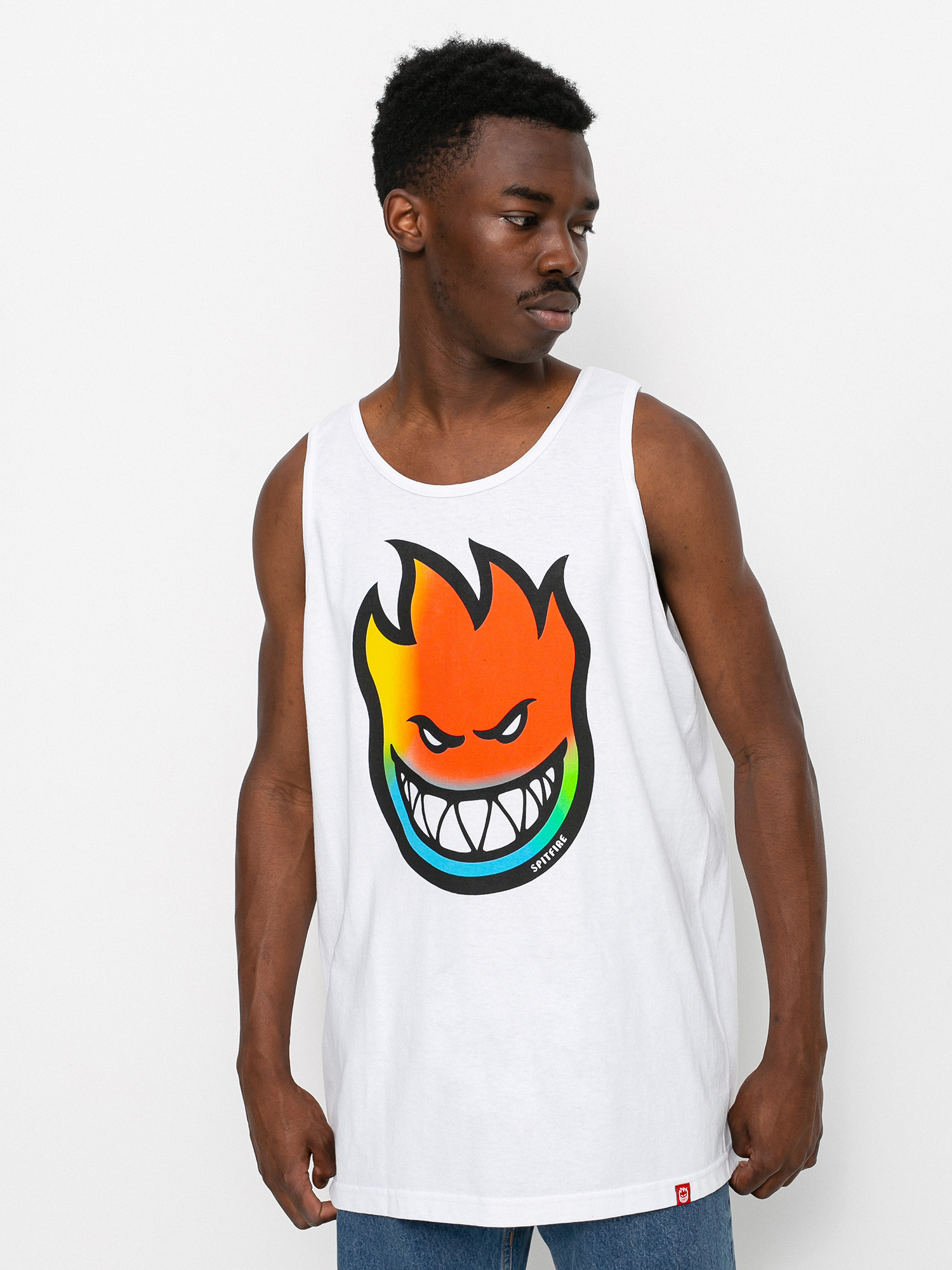 Koszulka Spitfire Bighead Tedye Fd Fl4 (white)