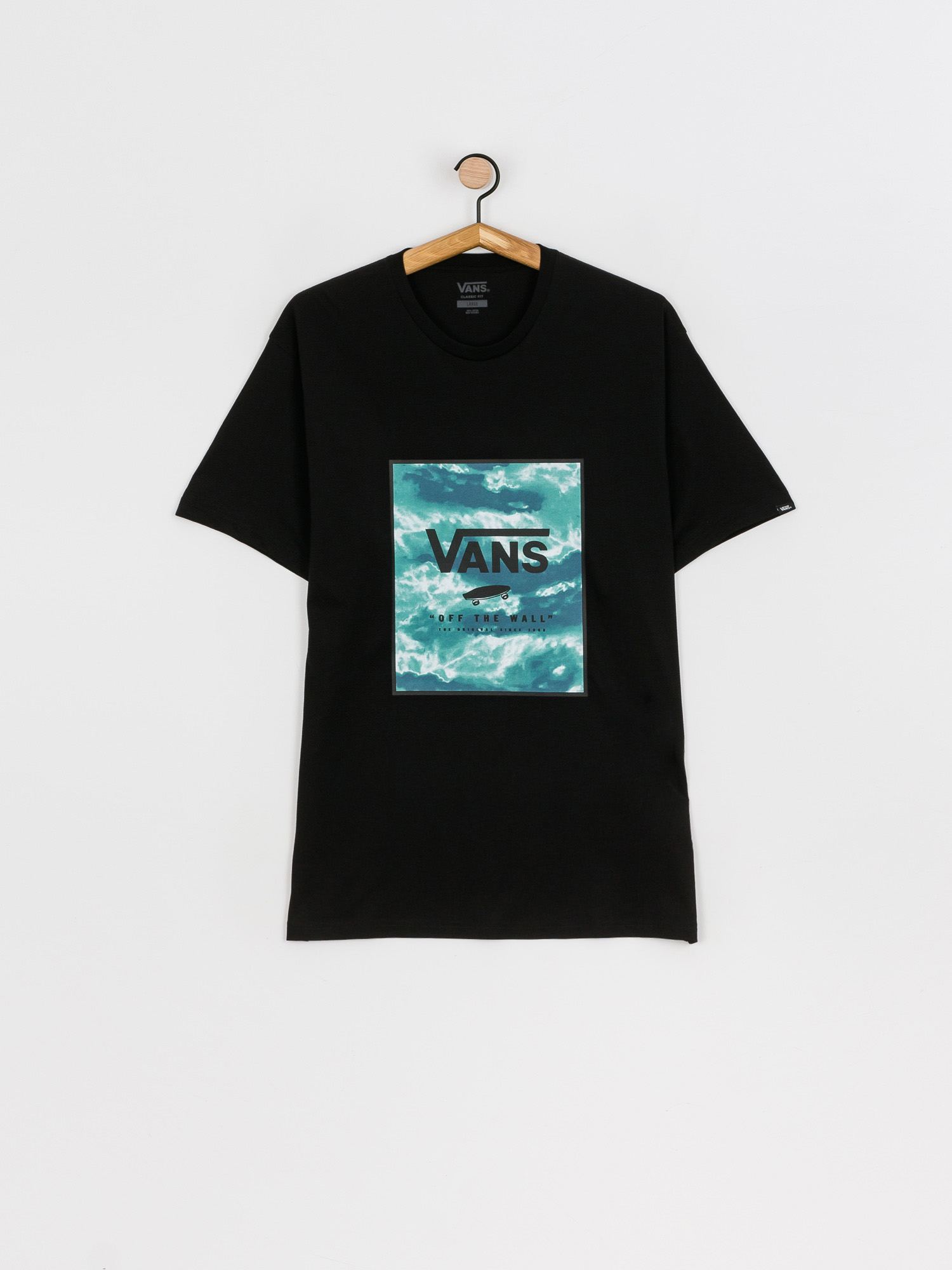 T-shirt Vans Classic Print Box (black/blue coral)