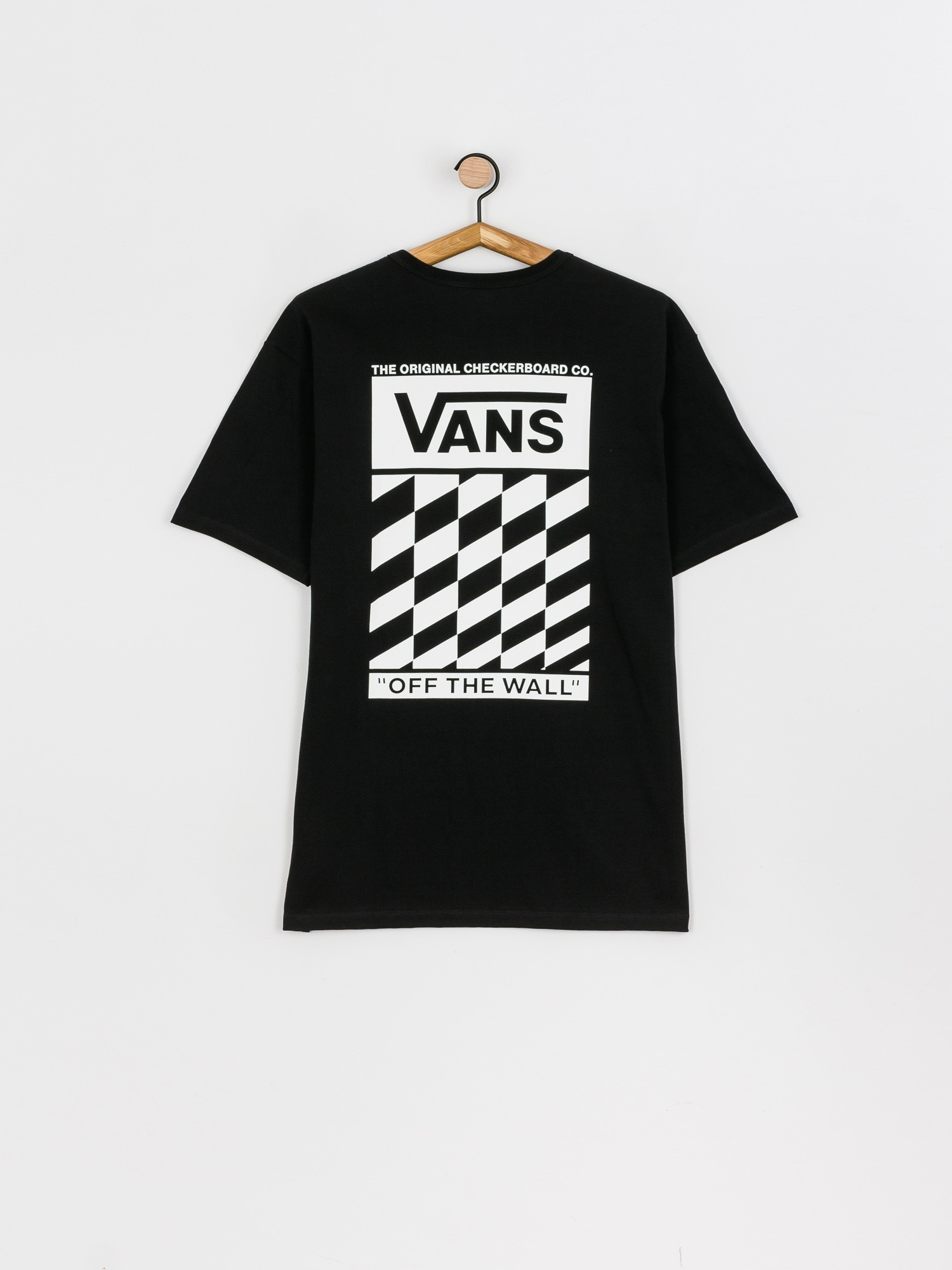 T-shirt Vans Off The Wall Slanted Checker (black)