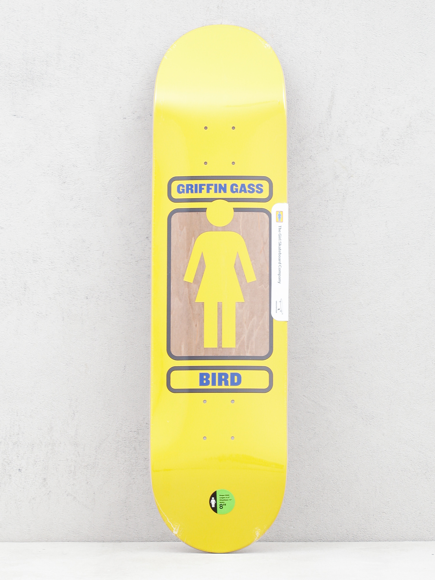 Deck Girl Skateboard Gass 93Til W41 (yellow)