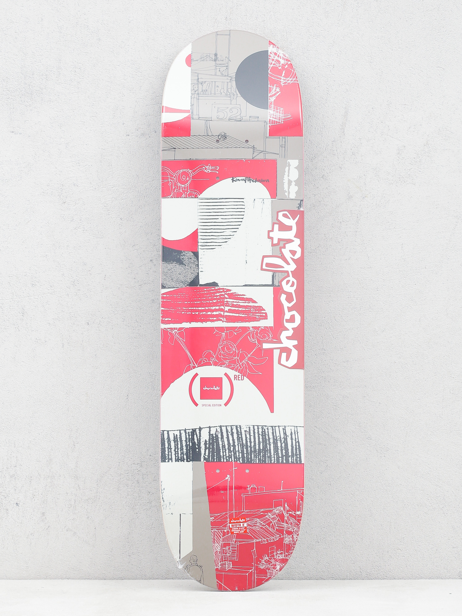 Deck Chocolate Anderson Red W41 (red/grey)