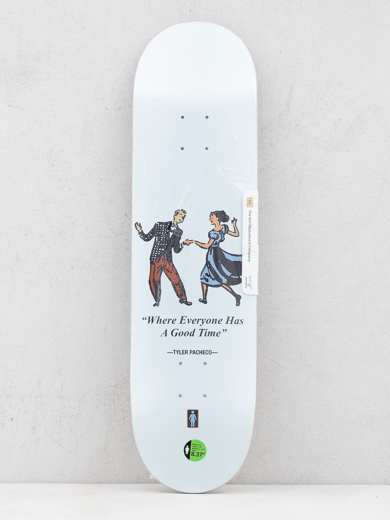 Deck Girl Skateboard Pacheco Good Times W41 (light blue)