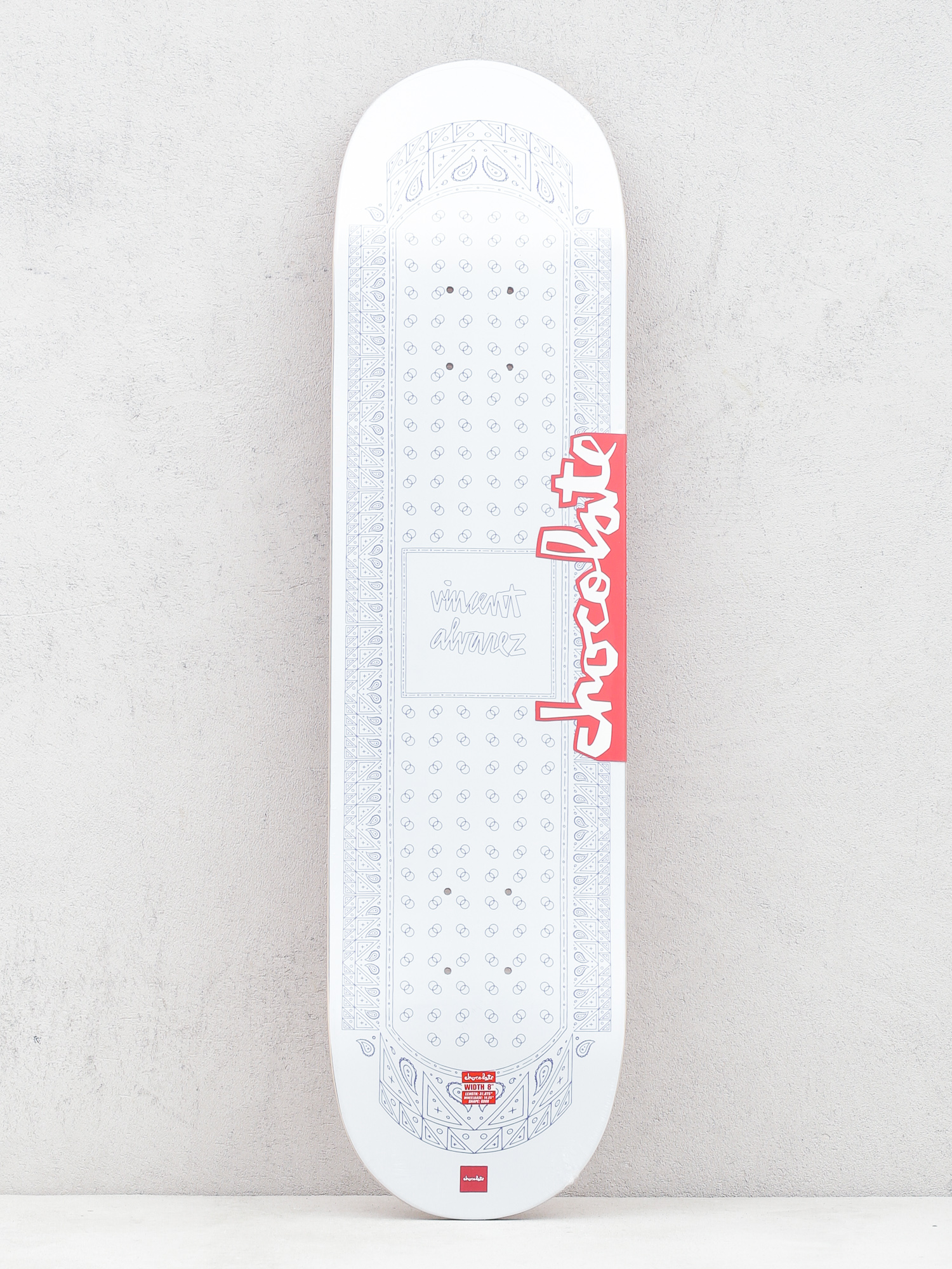 Deck Chocolate Alvarez Bandana (white)