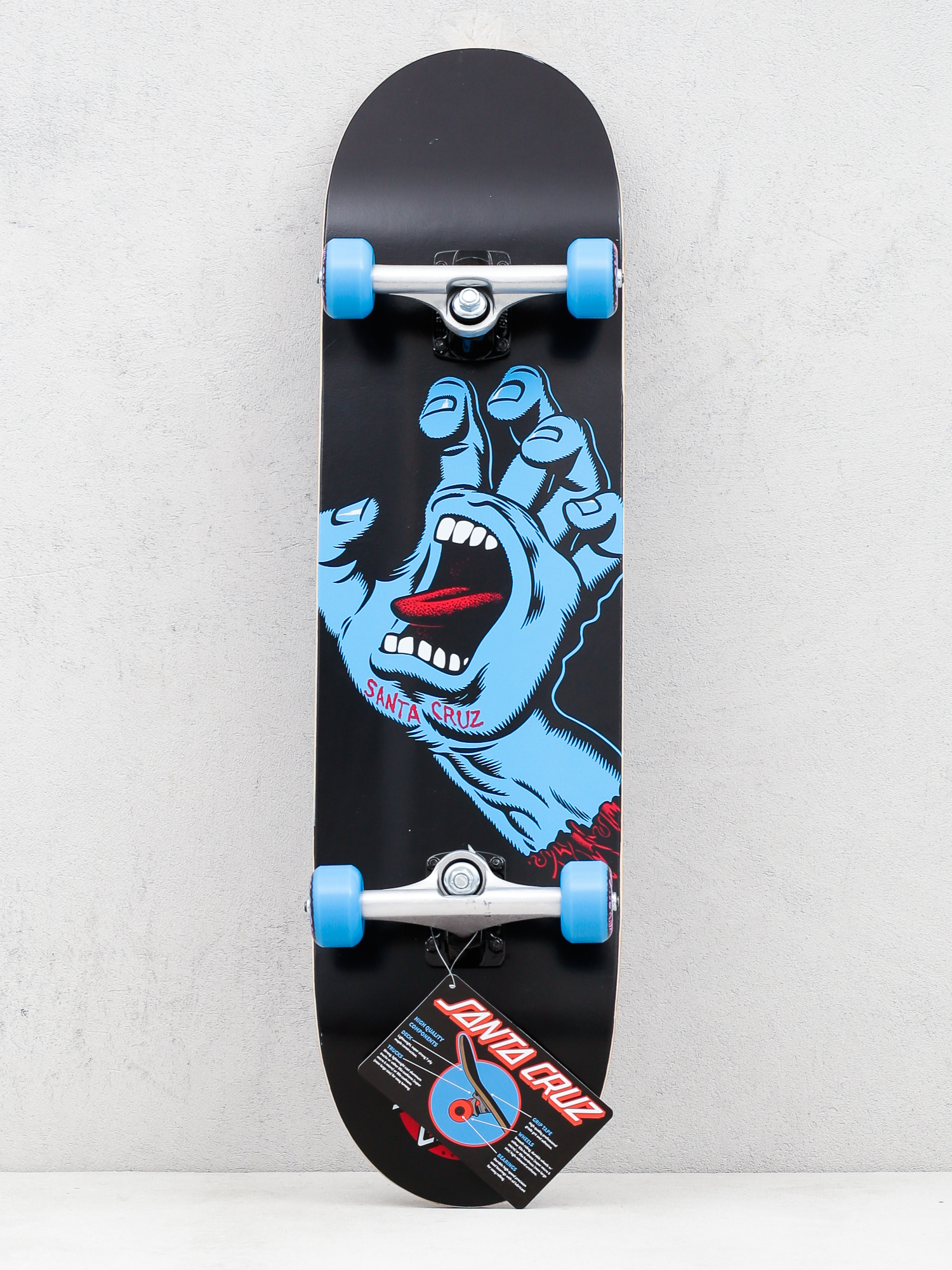 Deskorolka Santa Cruz Screaming Hand Full Sk8 (black/blue)