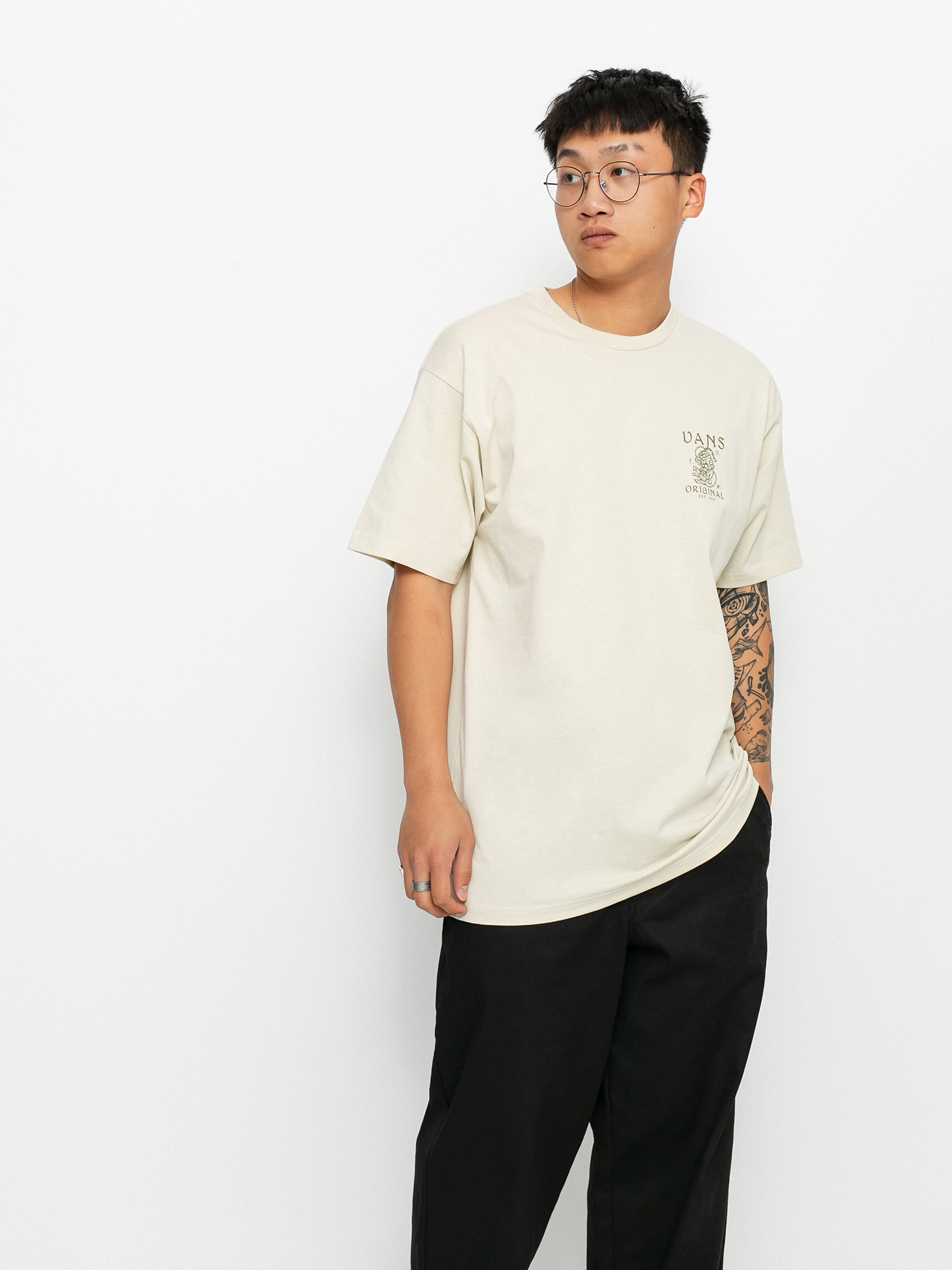 T-shirt Vans Angry Animal Classic (oatmeal)