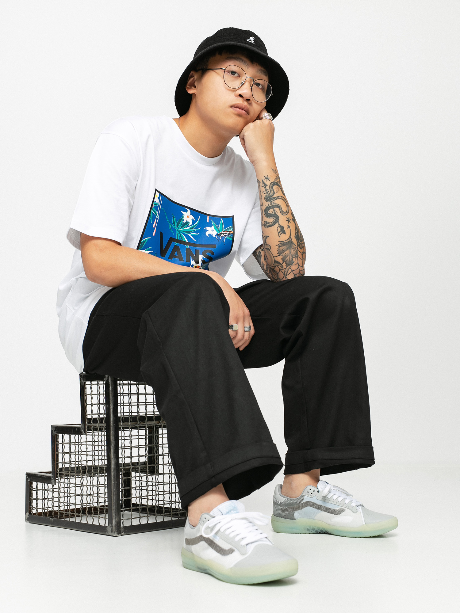 T-shirt Vans Classic Print Box (white/dart floral)