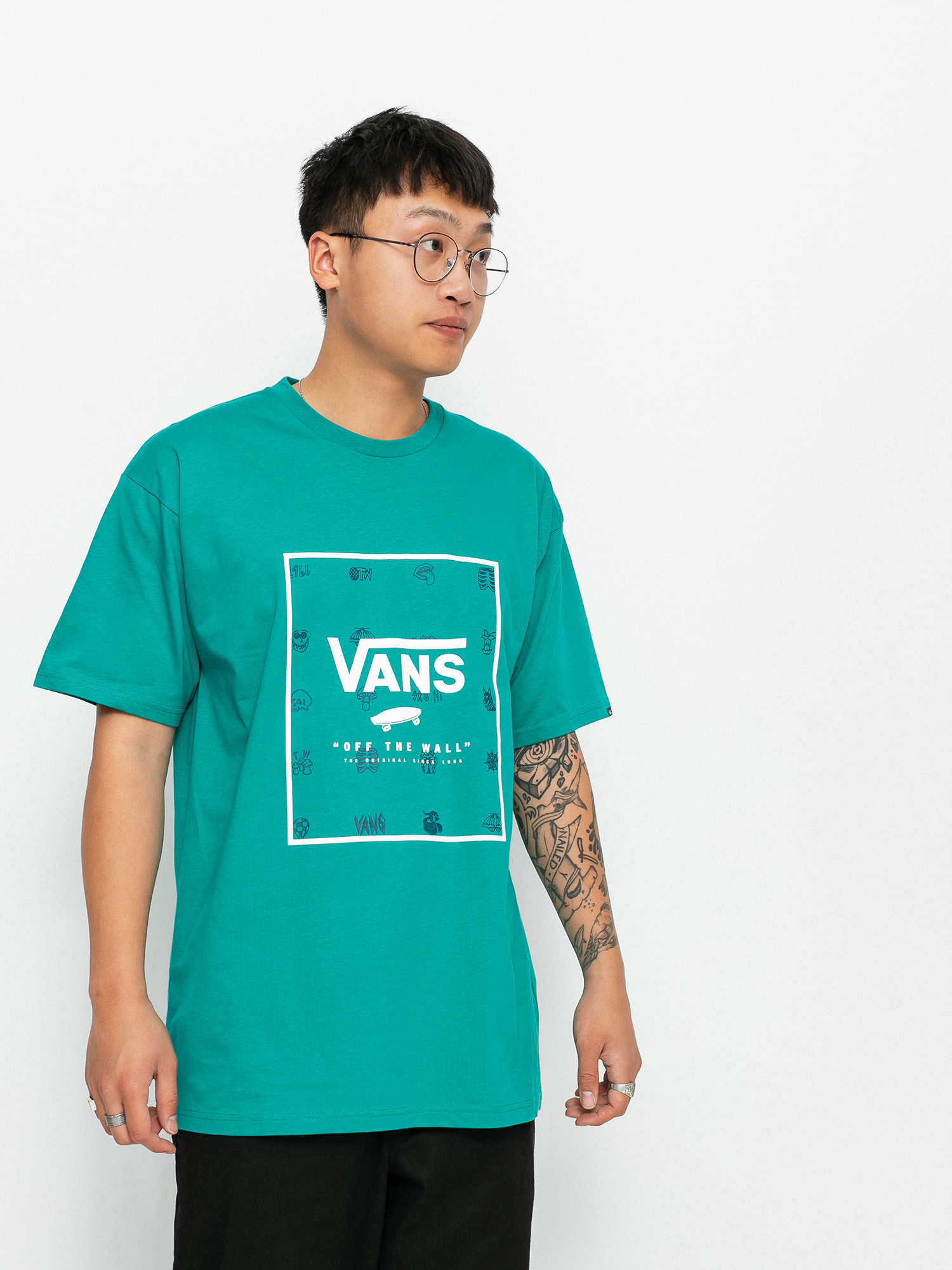 T-shirt Vans Classic Print Box (porcelain/lost and found)