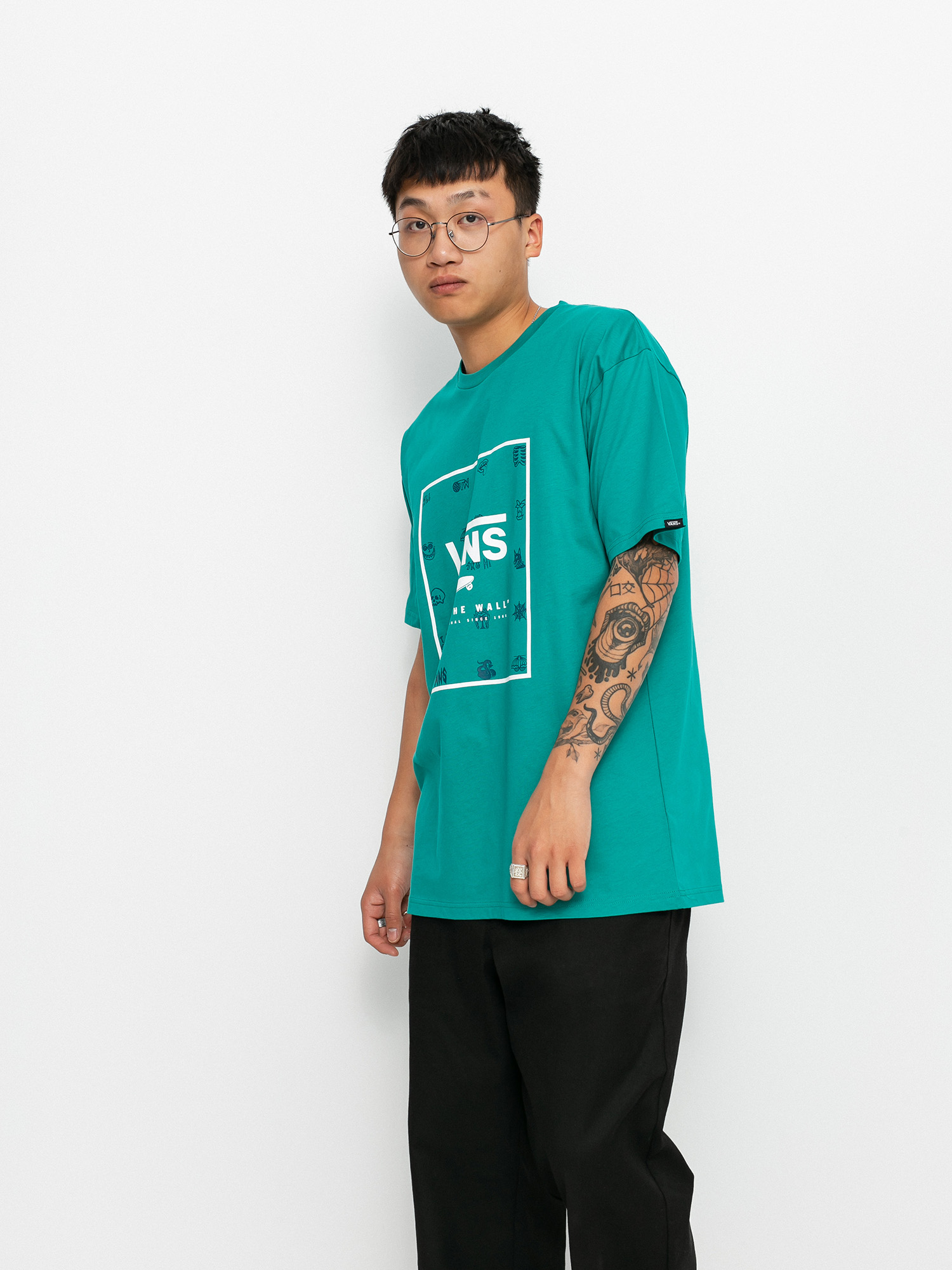 T-shirt Vans Classic Print Box (porcelain/lost and found)