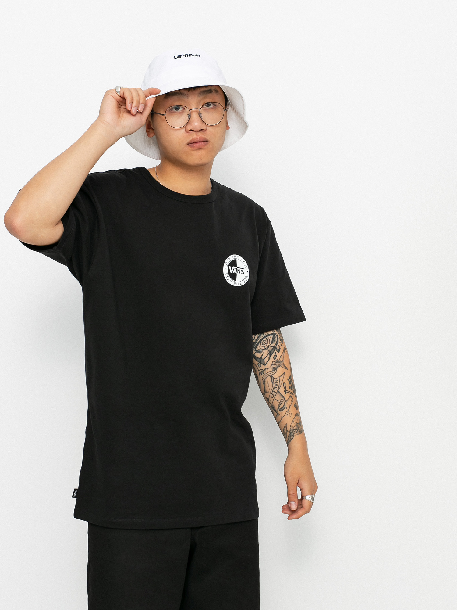T-shirt Vans Off The Wall Slanted Checker (black)