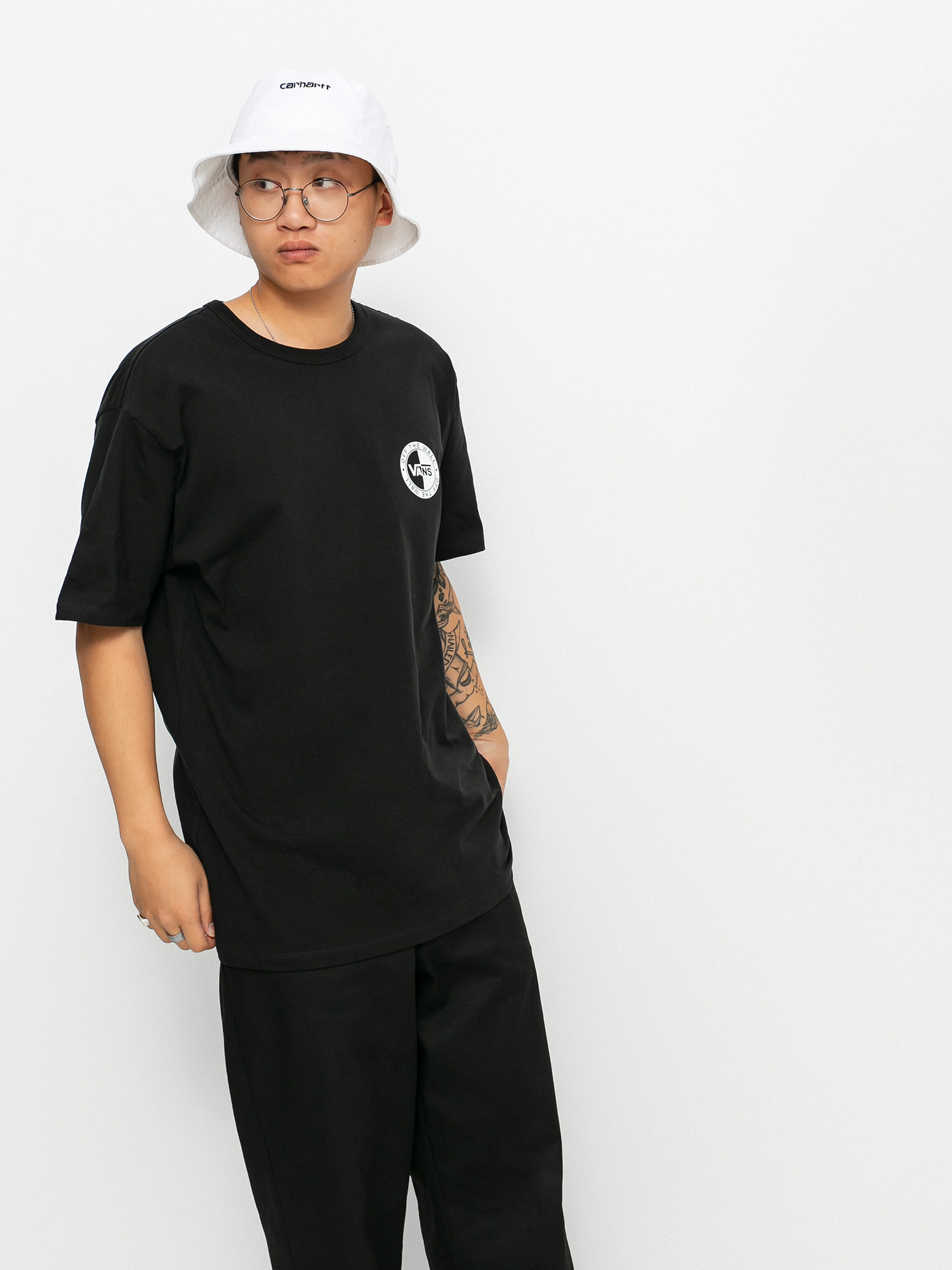T-shirt Vans Off The Wall Slanted Checker (black)