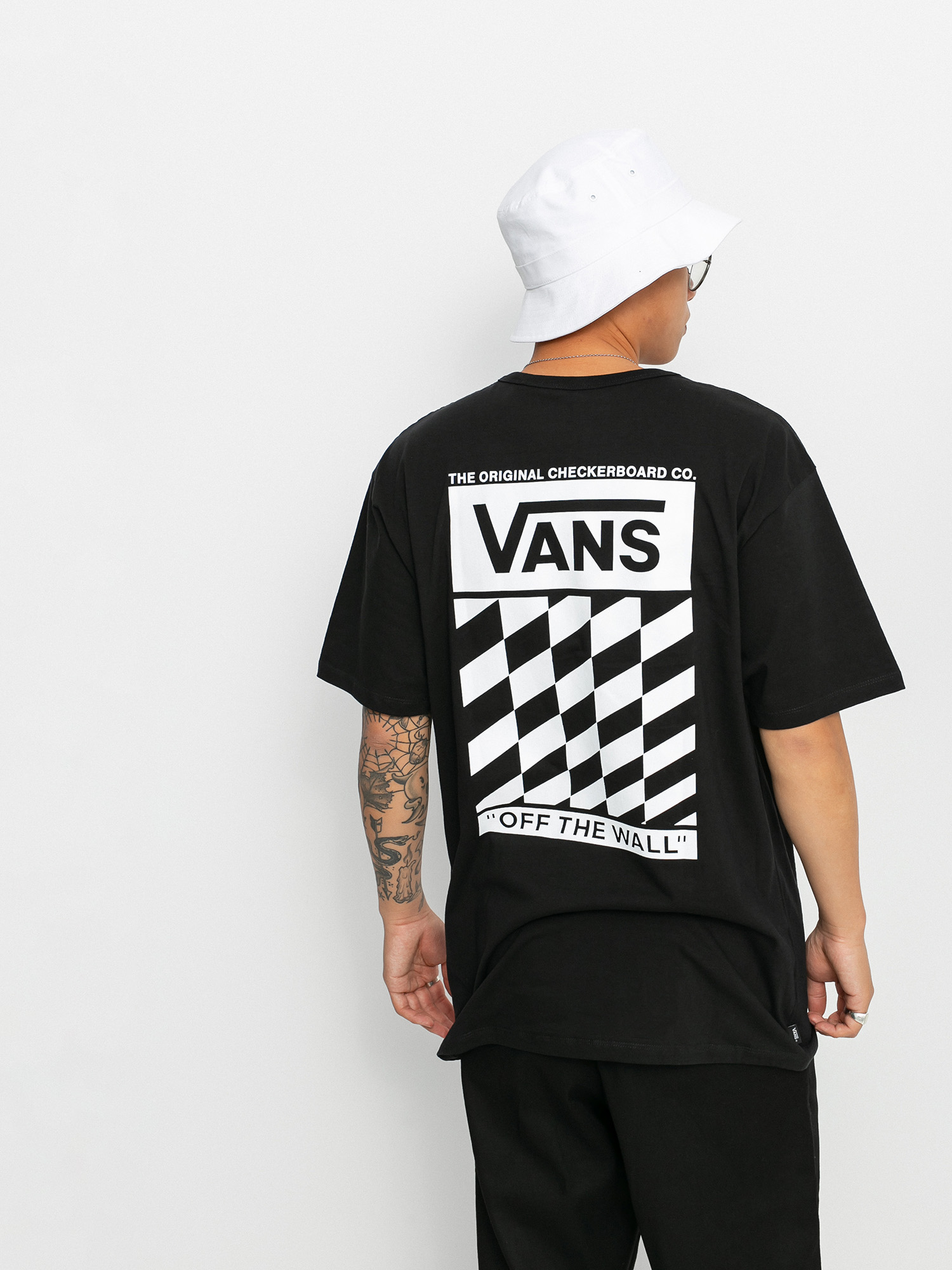 T-shirt Vans Off The Wall Slanted Checker (black)