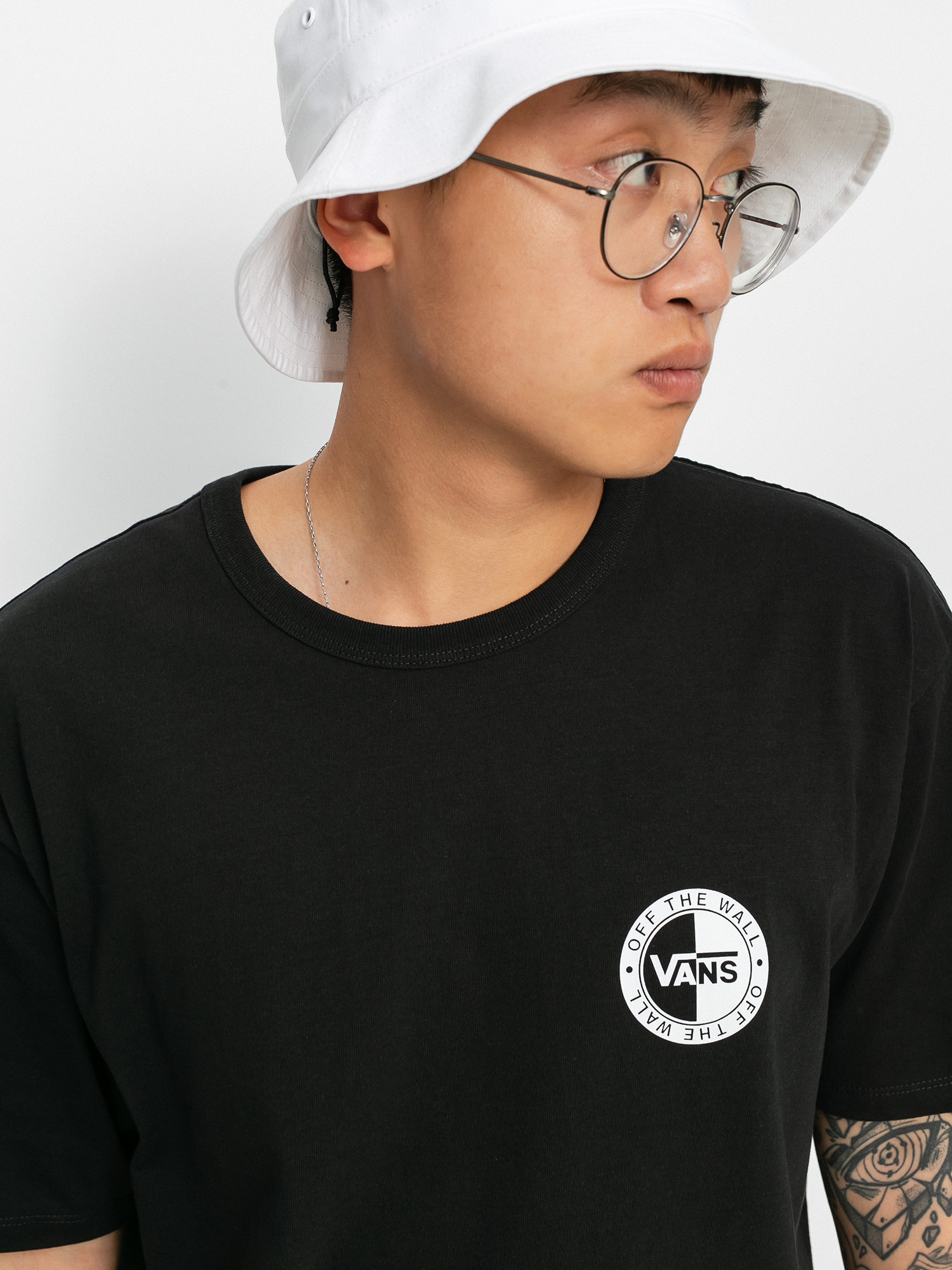 T-shirt Vans Off The Wall Slanted Checker (black)