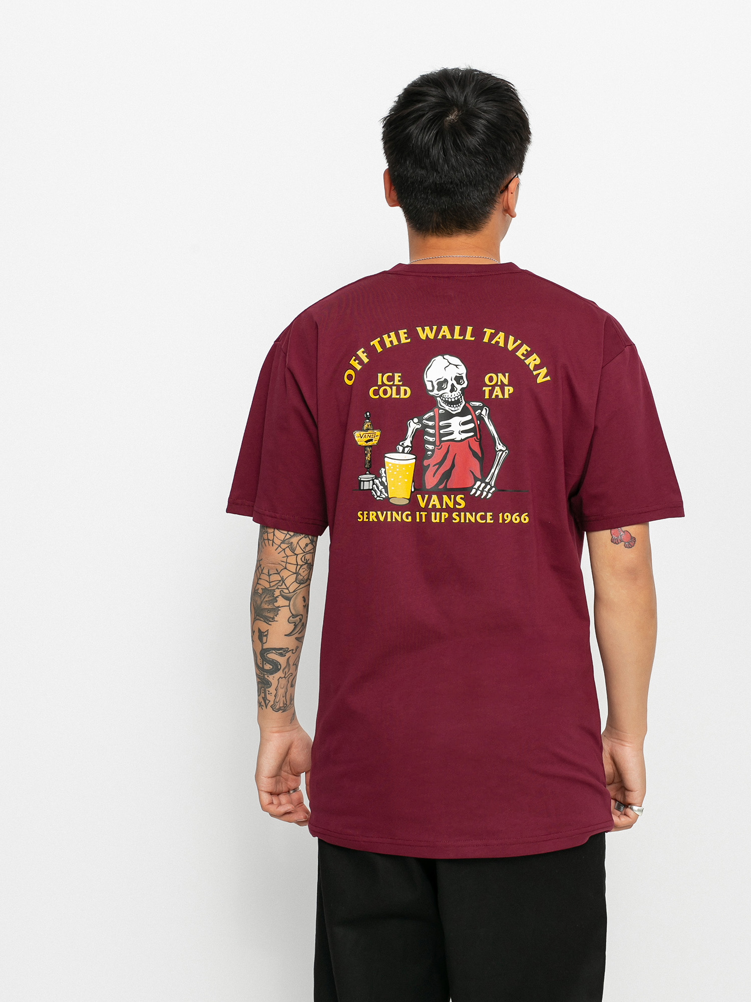 T-shirt Vans Off The Wall Tavern (burgundy)