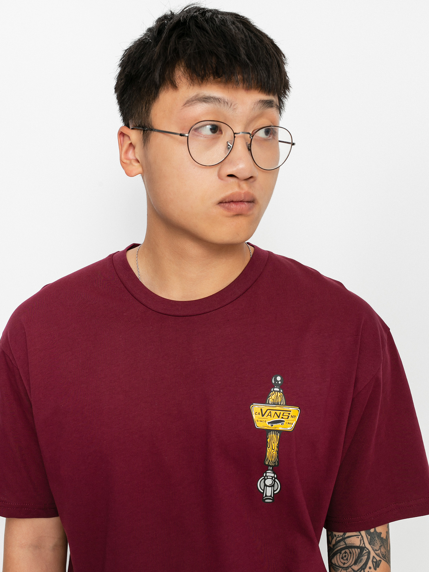 T-shirt Vans Off The Wall Tavern (burgundy)