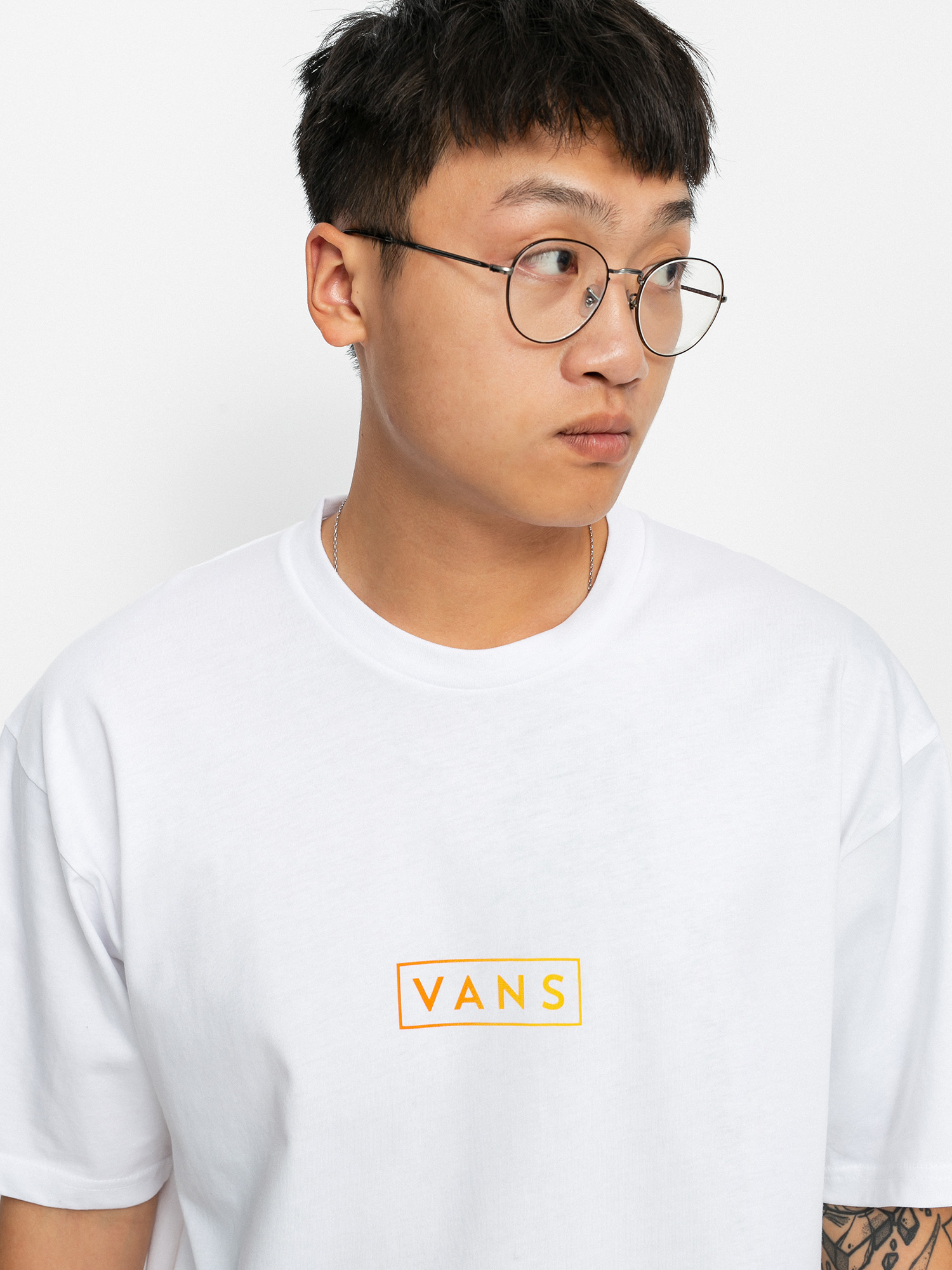 T-shirt Vans Classic Easy Box (white/buttercup)