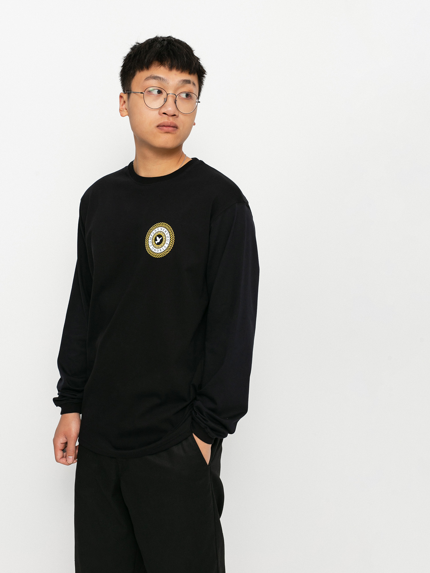 Longsleeve Nervous Swirl (black)