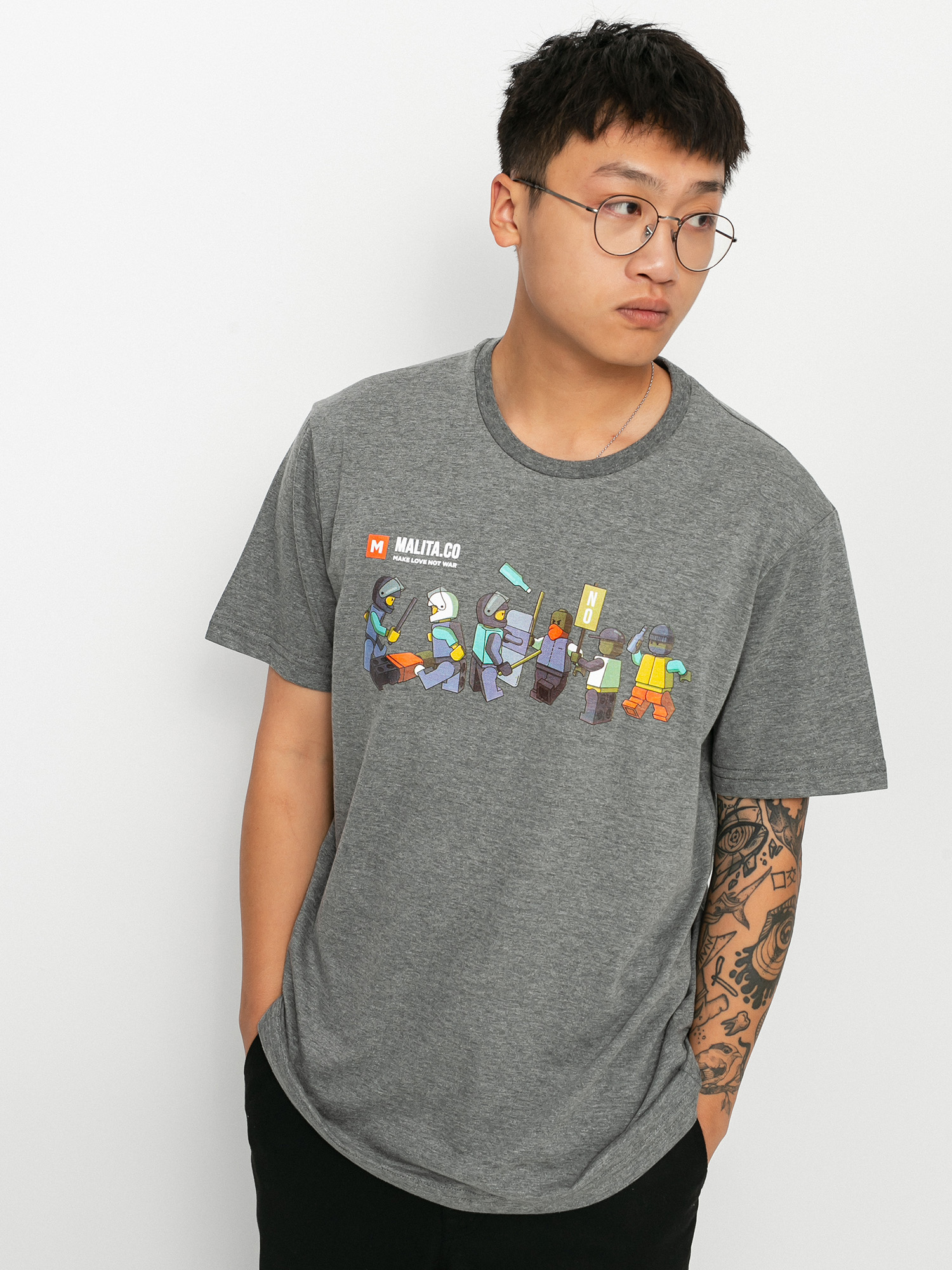 T-shirt Malita Lego (heather grey)