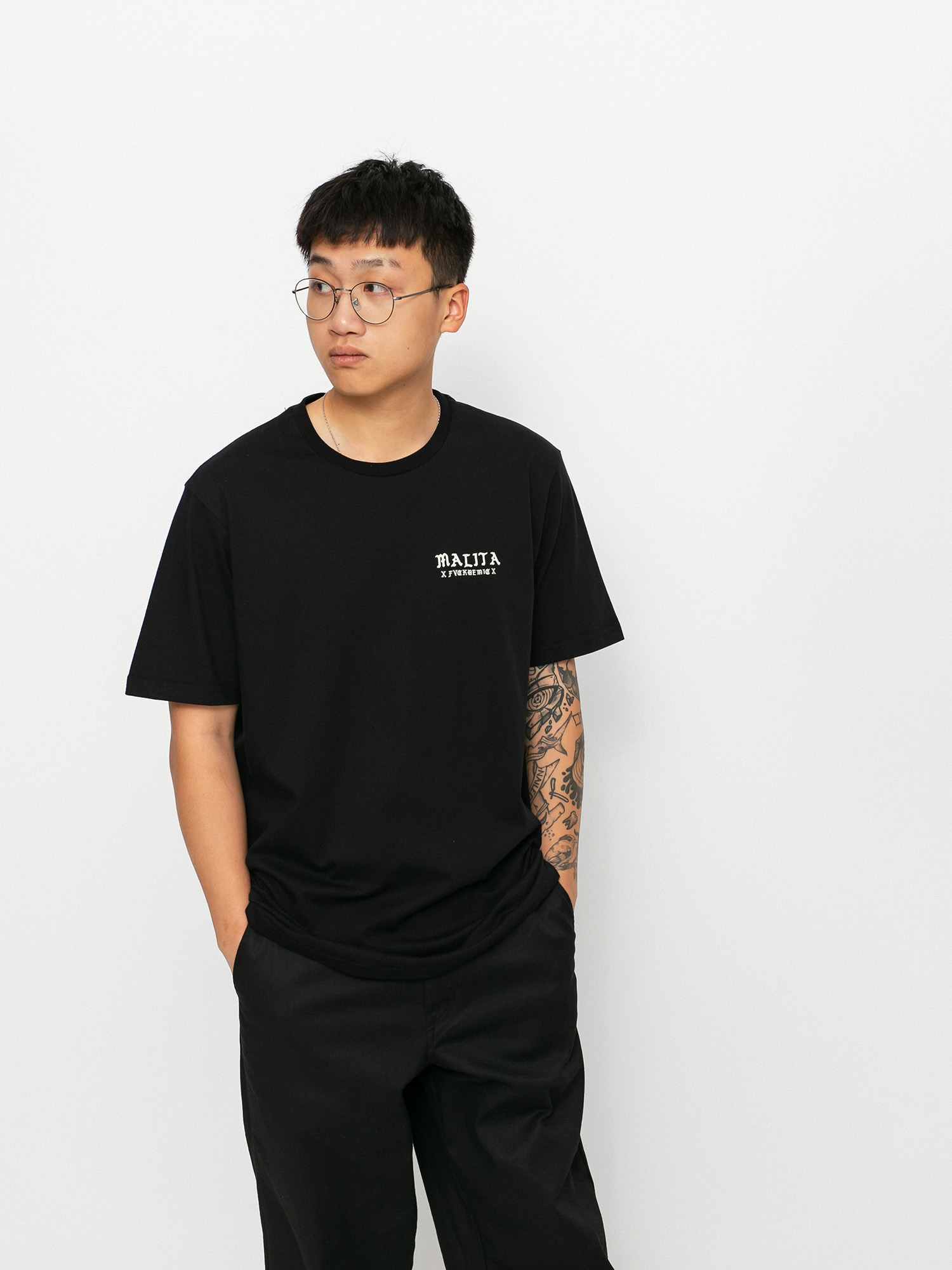 T-shirt Malita Fckdemic (black)