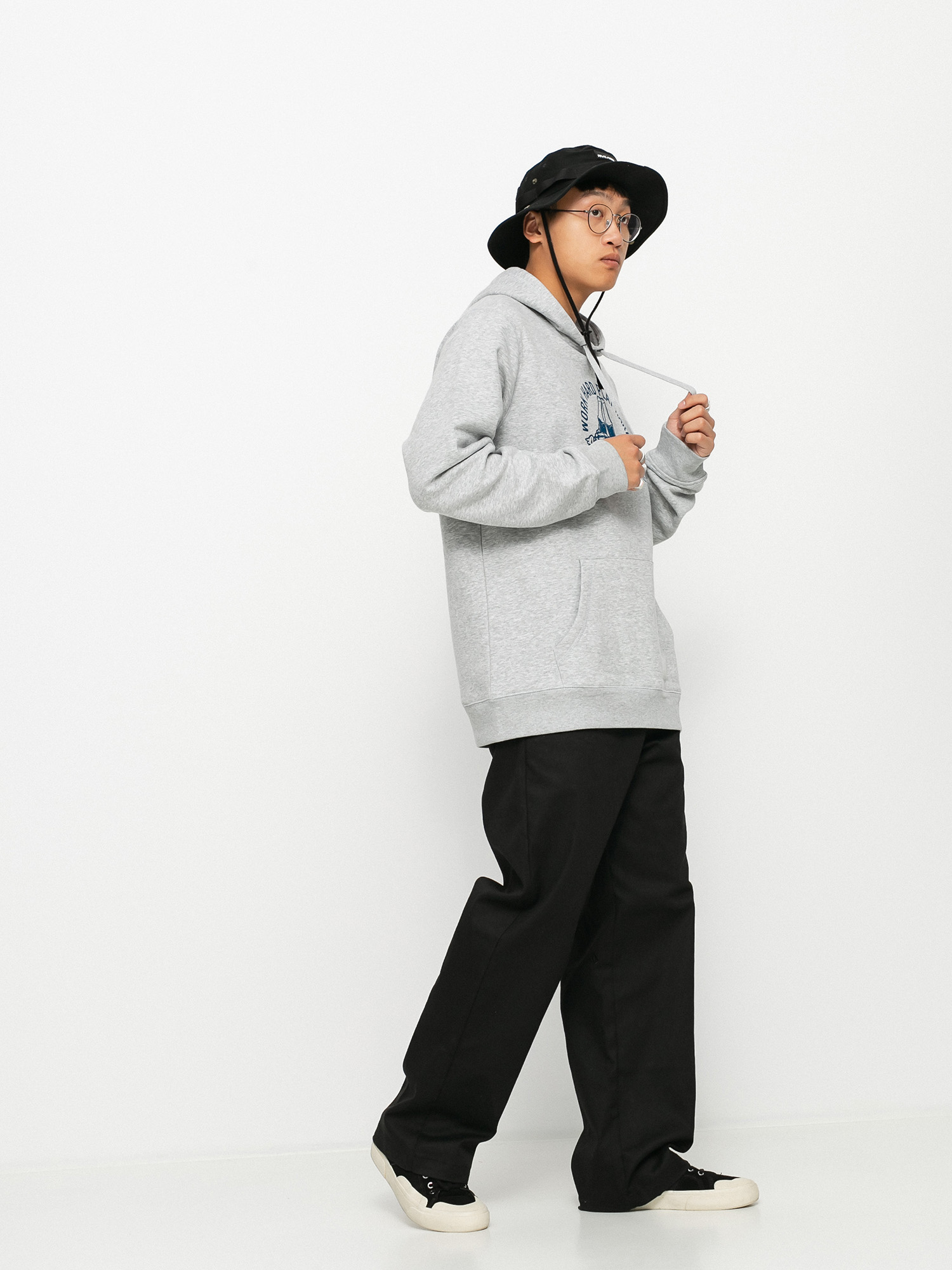 Bluza z kapturem Malita Bottles HD (heather grey)