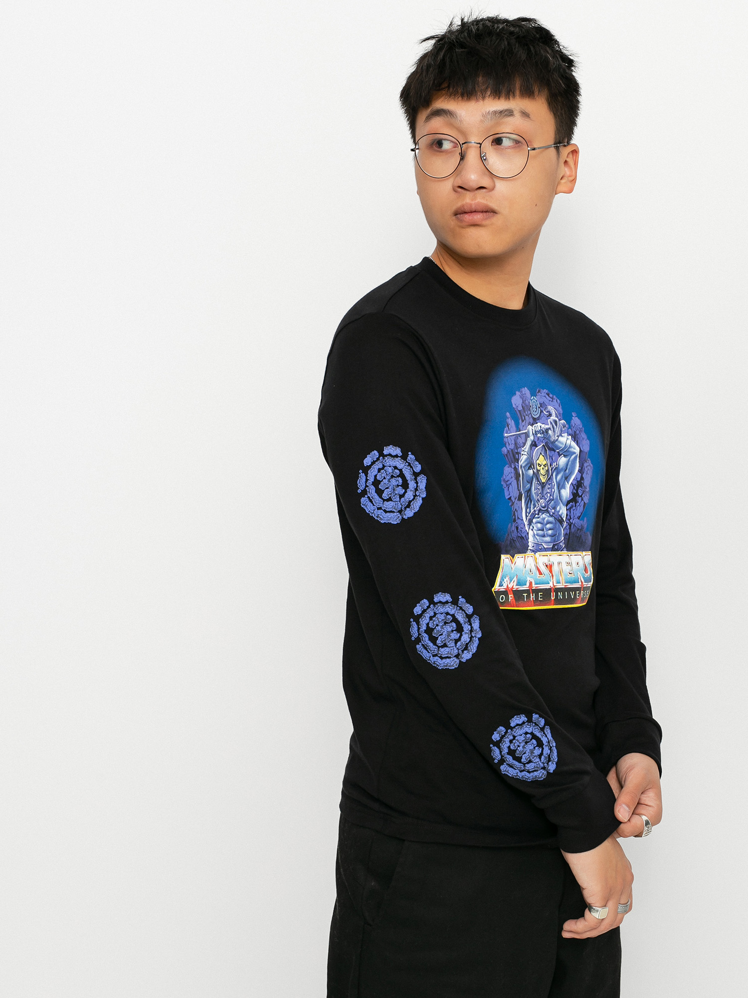 Longsleeve Element Motu Skeletor (flint black)