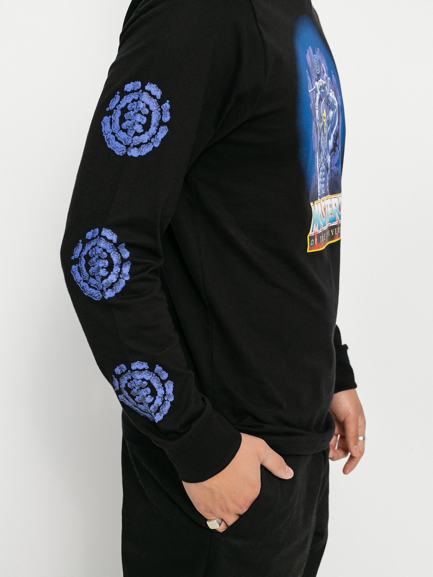 Longsleeve Element Motu Skeletor (flint black)