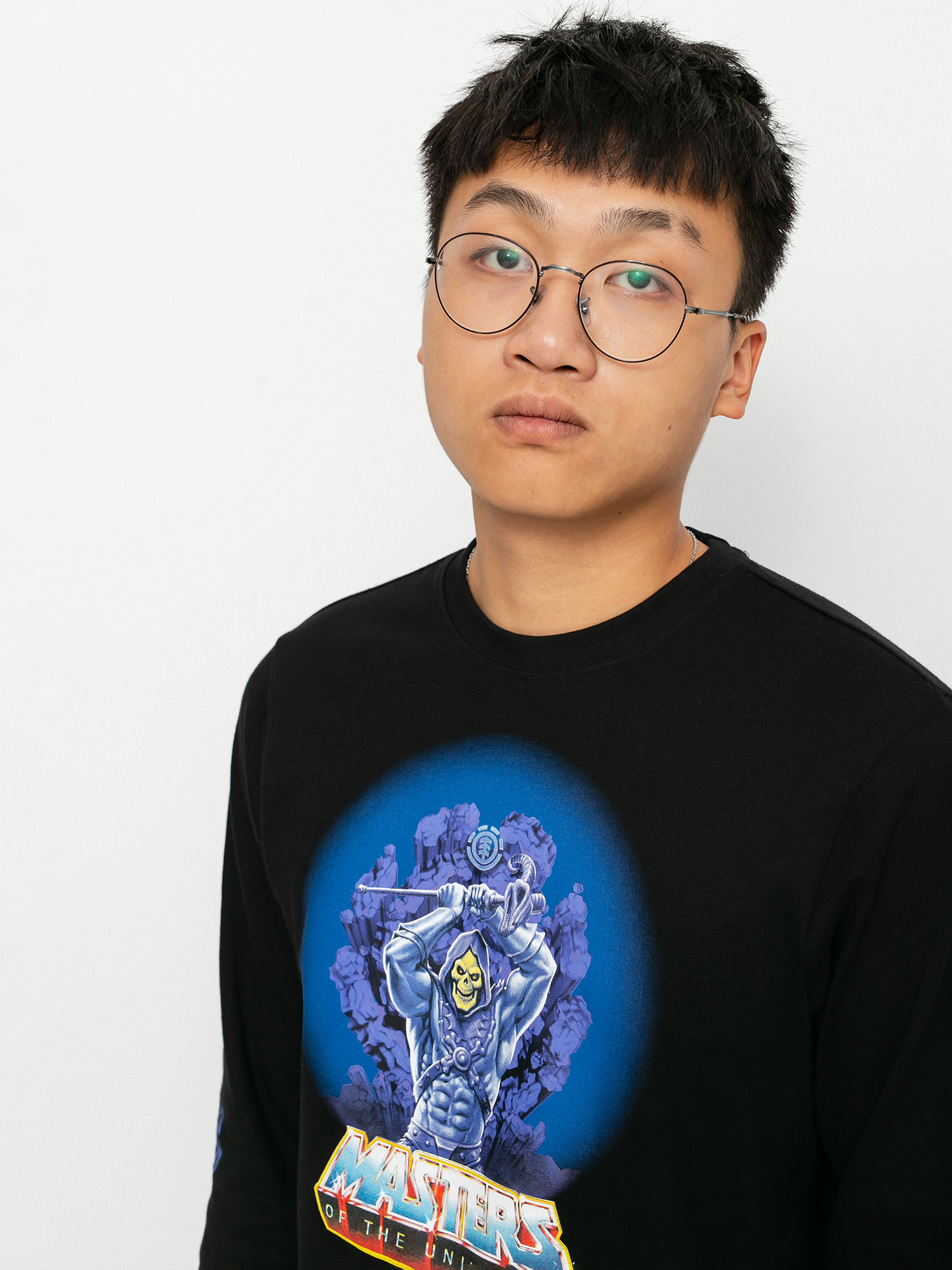 Longsleeve Element Motu Skeletor (flint black)