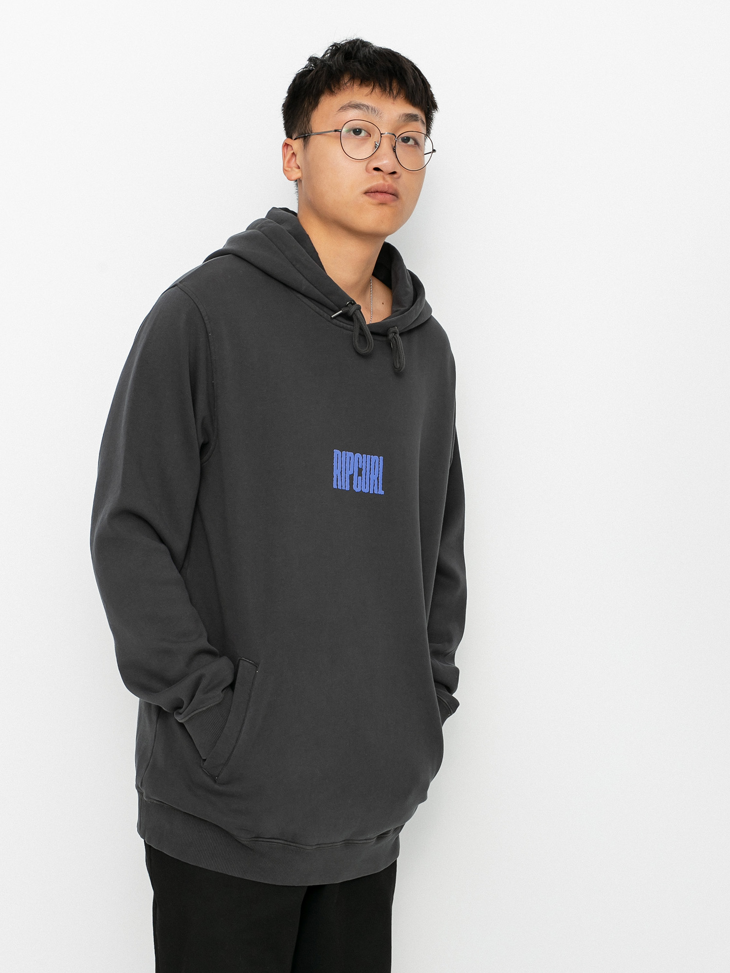 Bluza z kapturem Rip Curl Mind Waves HD (washed black)