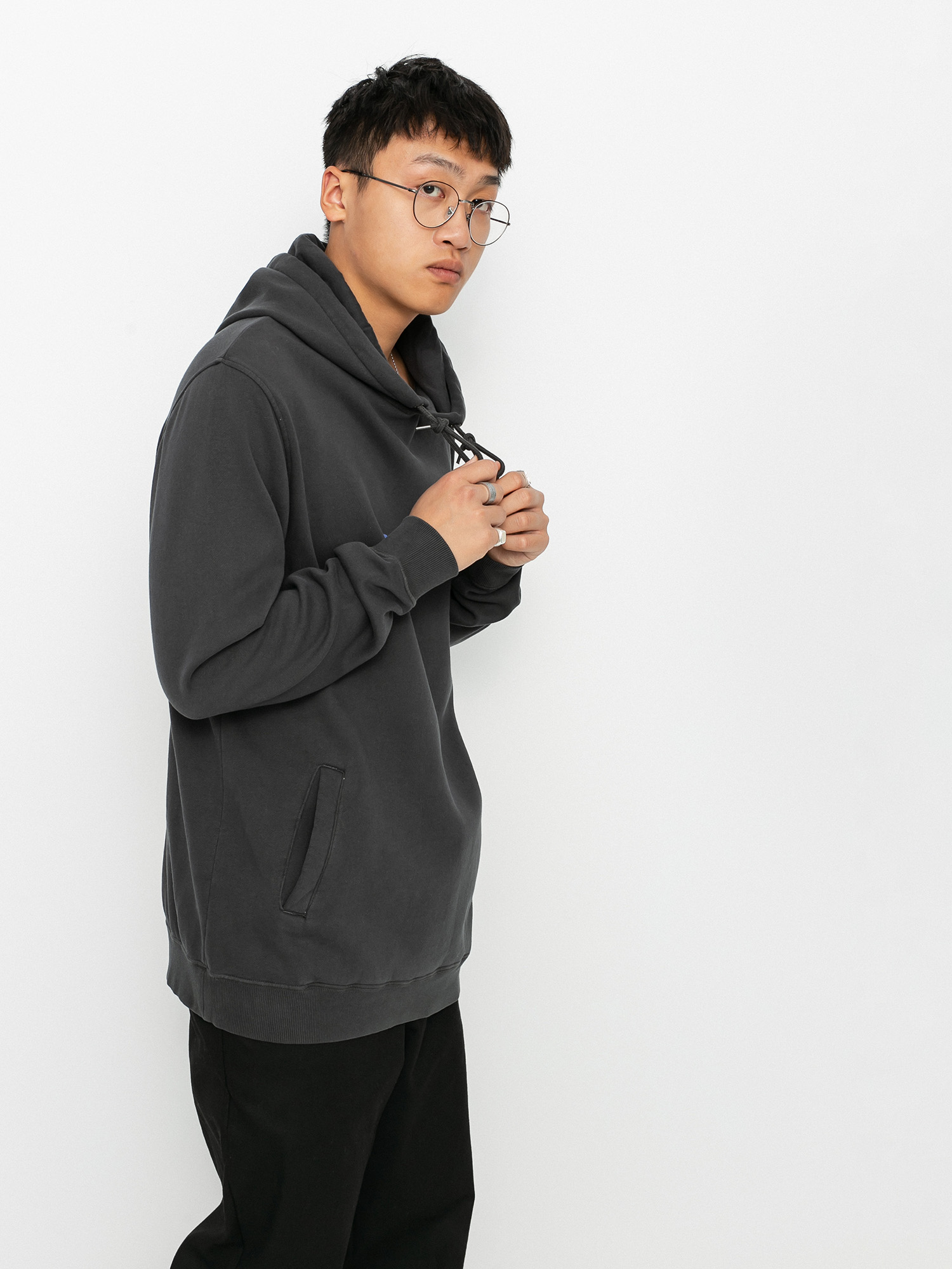 Bluza z kapturem Rip Curl Mind Waves HD (washed black)