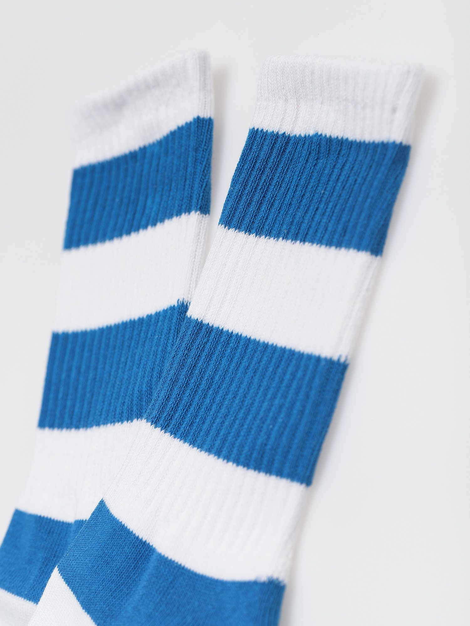 Skarpetki Toy Machine Monster Big Stripe (white/royal)