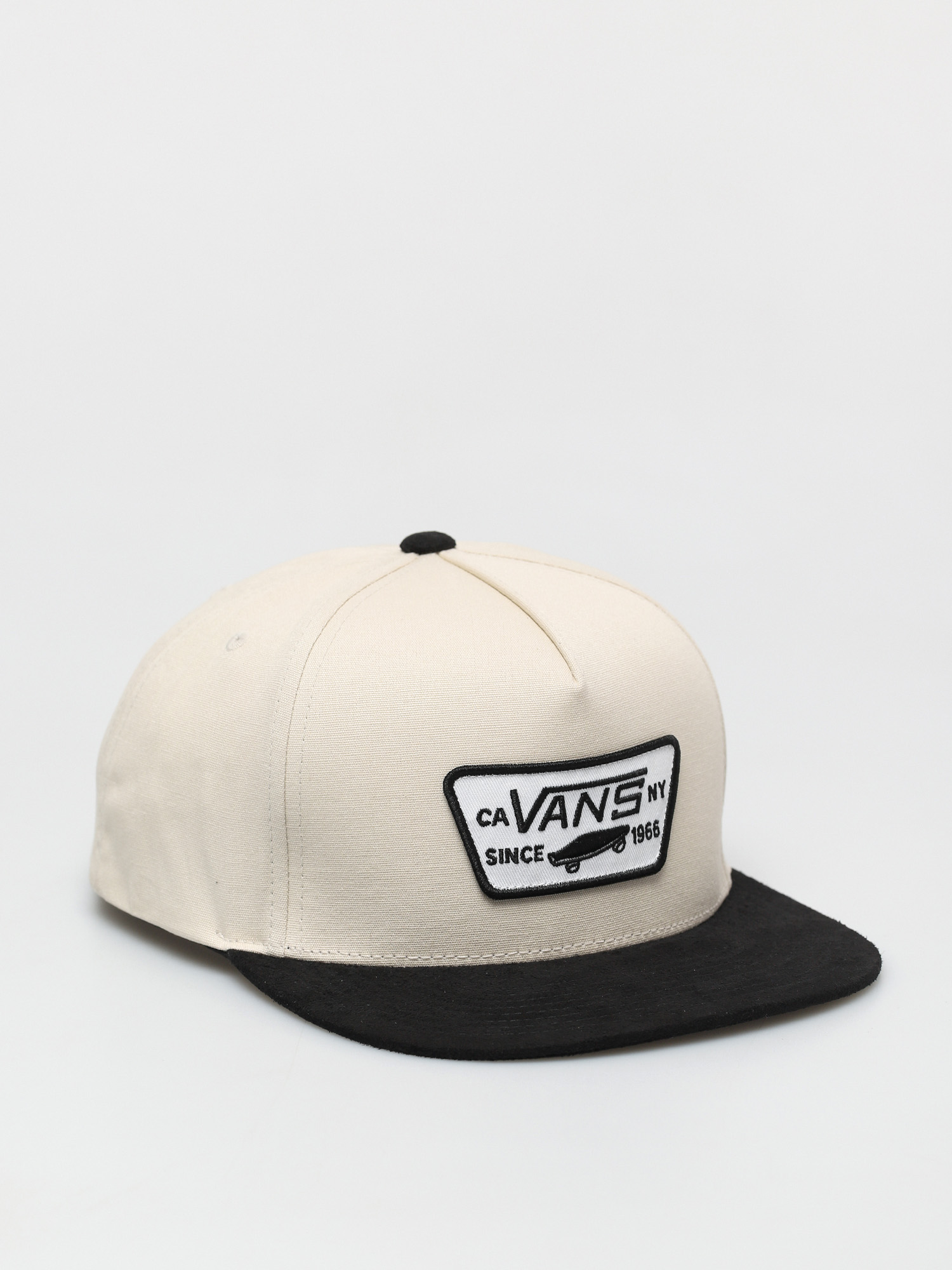 Czapka z daszkiem Vans Full Patch Snapback (oatmeal/black)