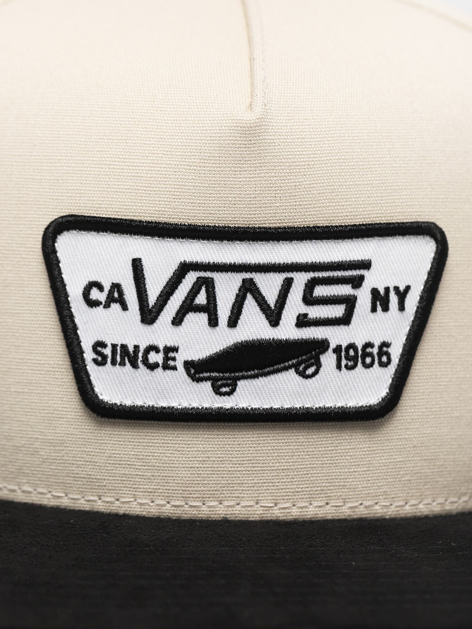 Czapka z daszkiem Vans Full Patch Snapback (oatmeal/black)