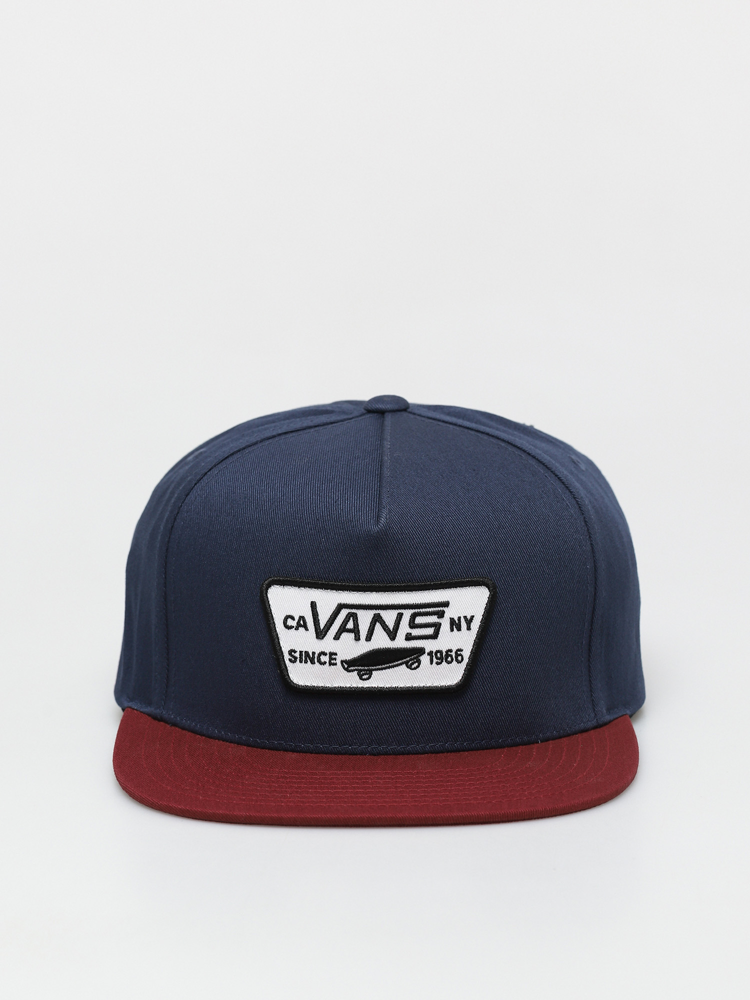 Czapka z daszkiem Vans Full Patch Snapback (dress blues/pomegranate)