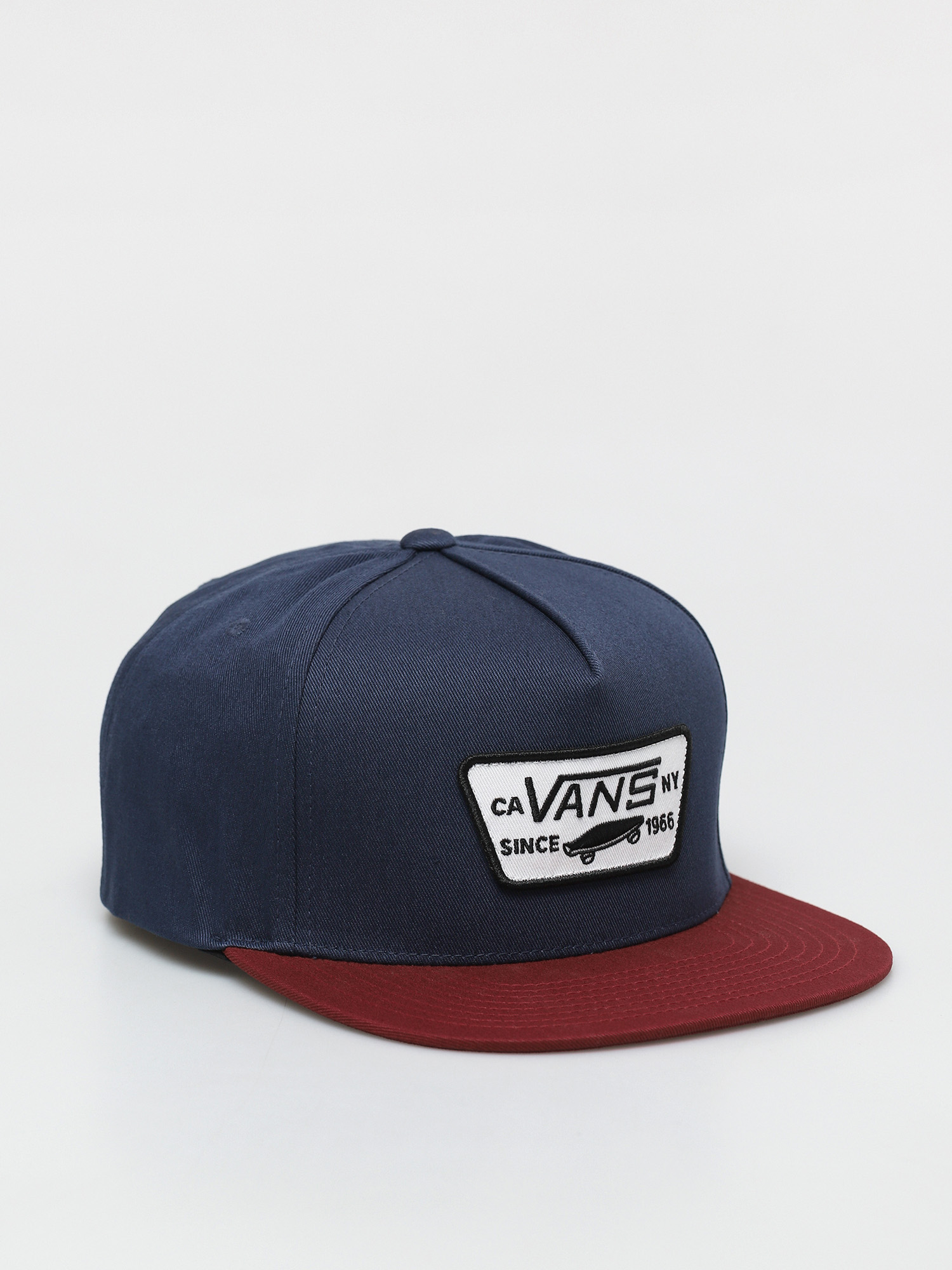 Czapka z daszkiem Vans Full Patch Snapback (dress blues/pomegranate)