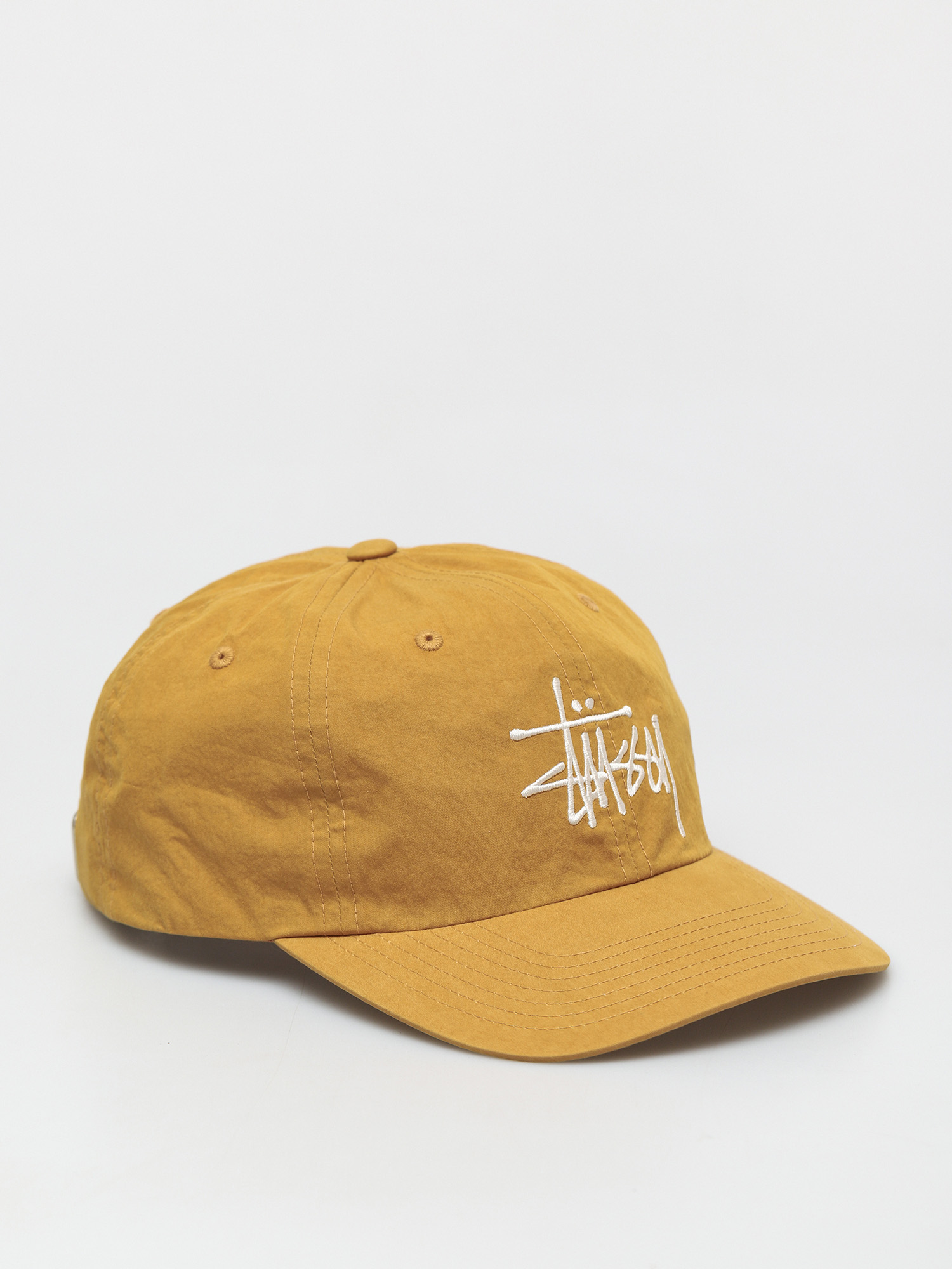 Czapka z daszkiem Stussy Bio Washed Big Logo Low Pro (gold)