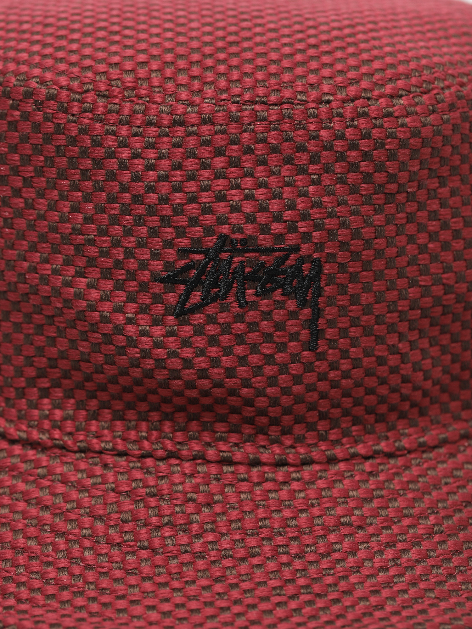 Kapelusz Stussy Jute Weave Bucket (red)