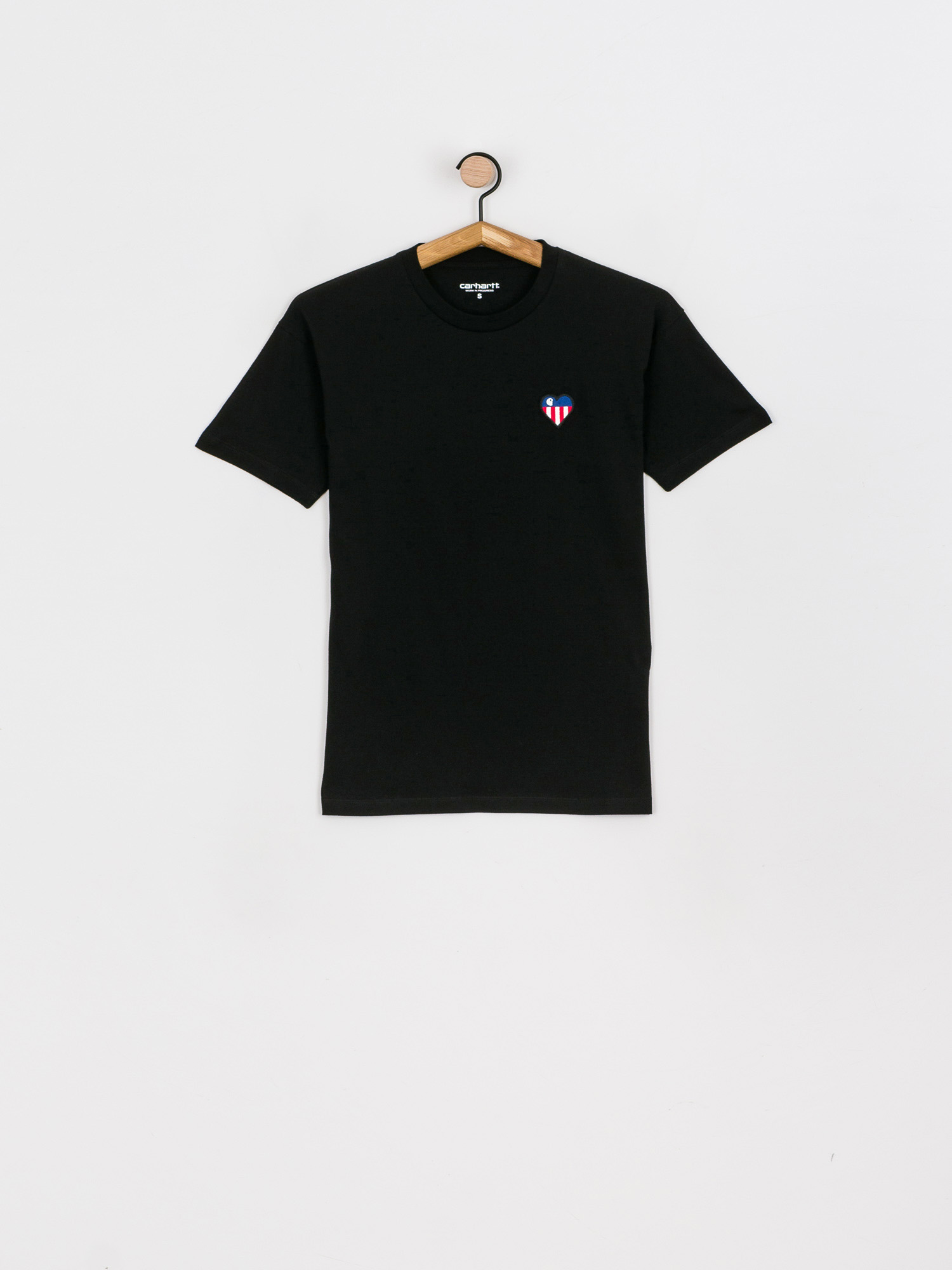 T-shirt Carhartt WIP State Flag Heart Wmn (black)