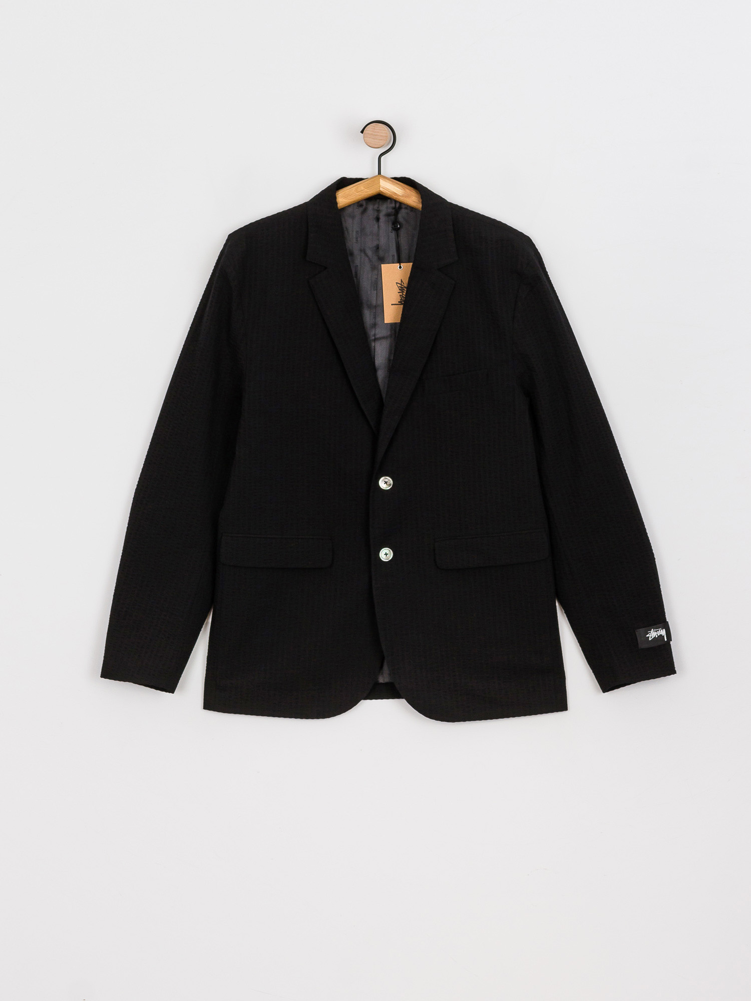 Marynarka Stussy Seersucker Sport (black)