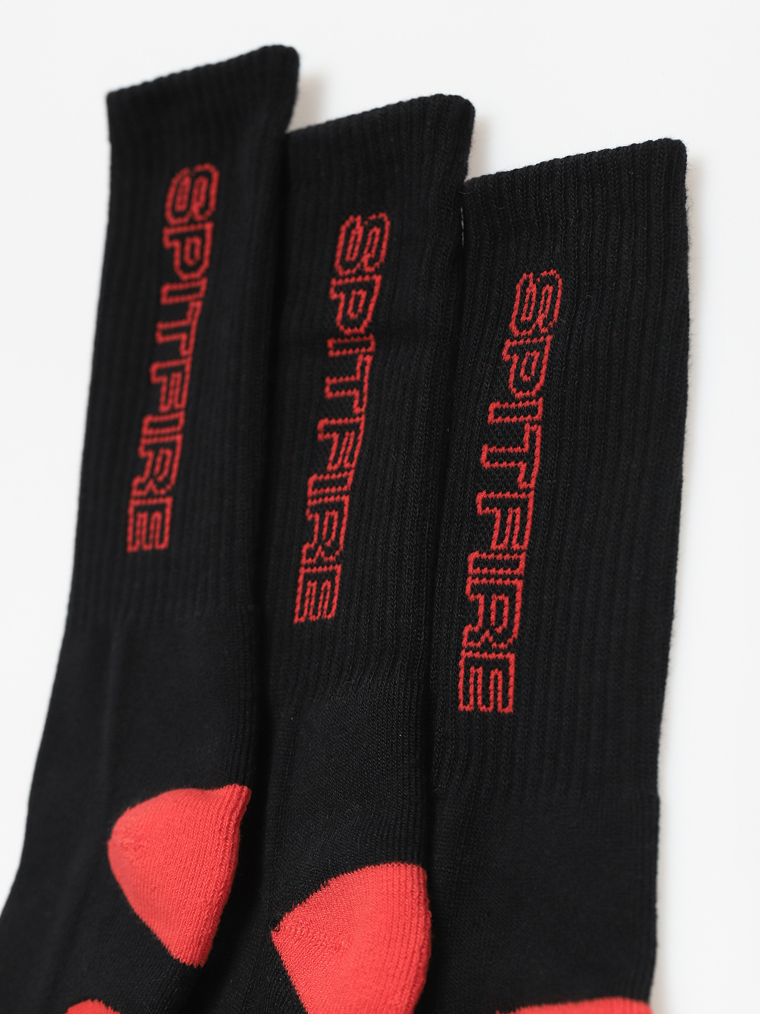 Skarpetki Spitfire Classic 87 3pack (black/red)