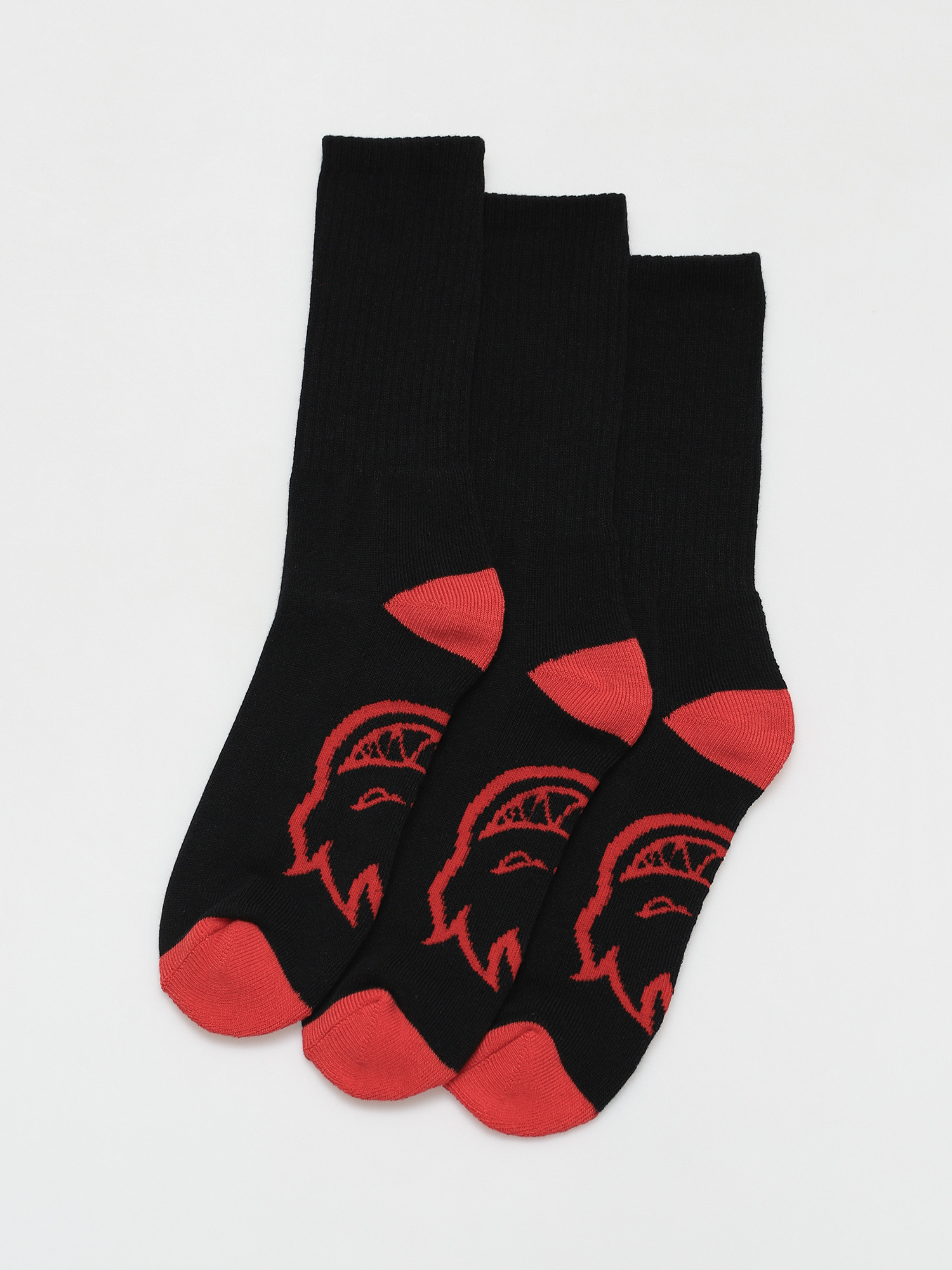 Skarpetki Spitfire Classic 87 3pack (black/red)