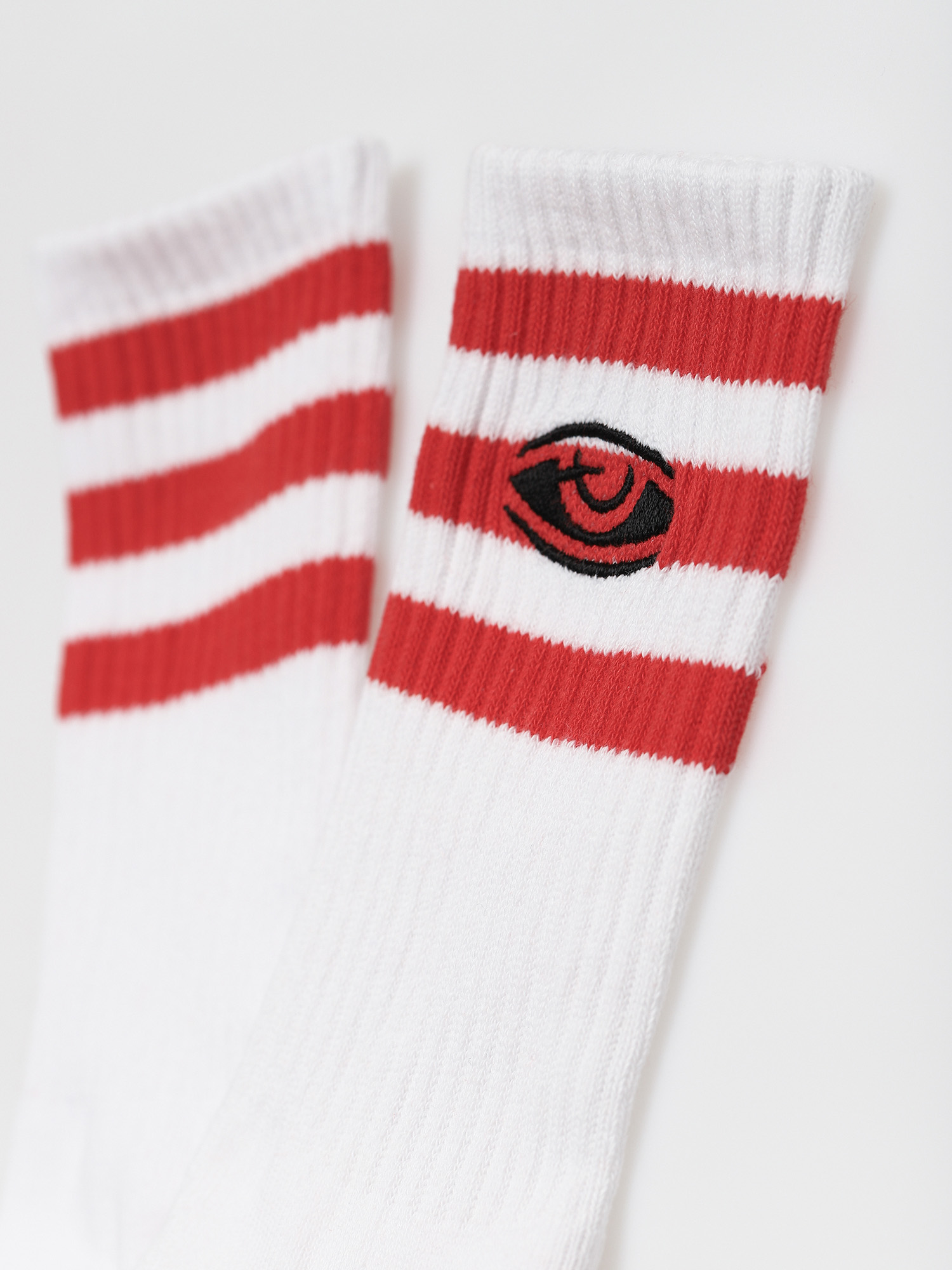 Skarpetki Toy Machine Always Watching (white/red)