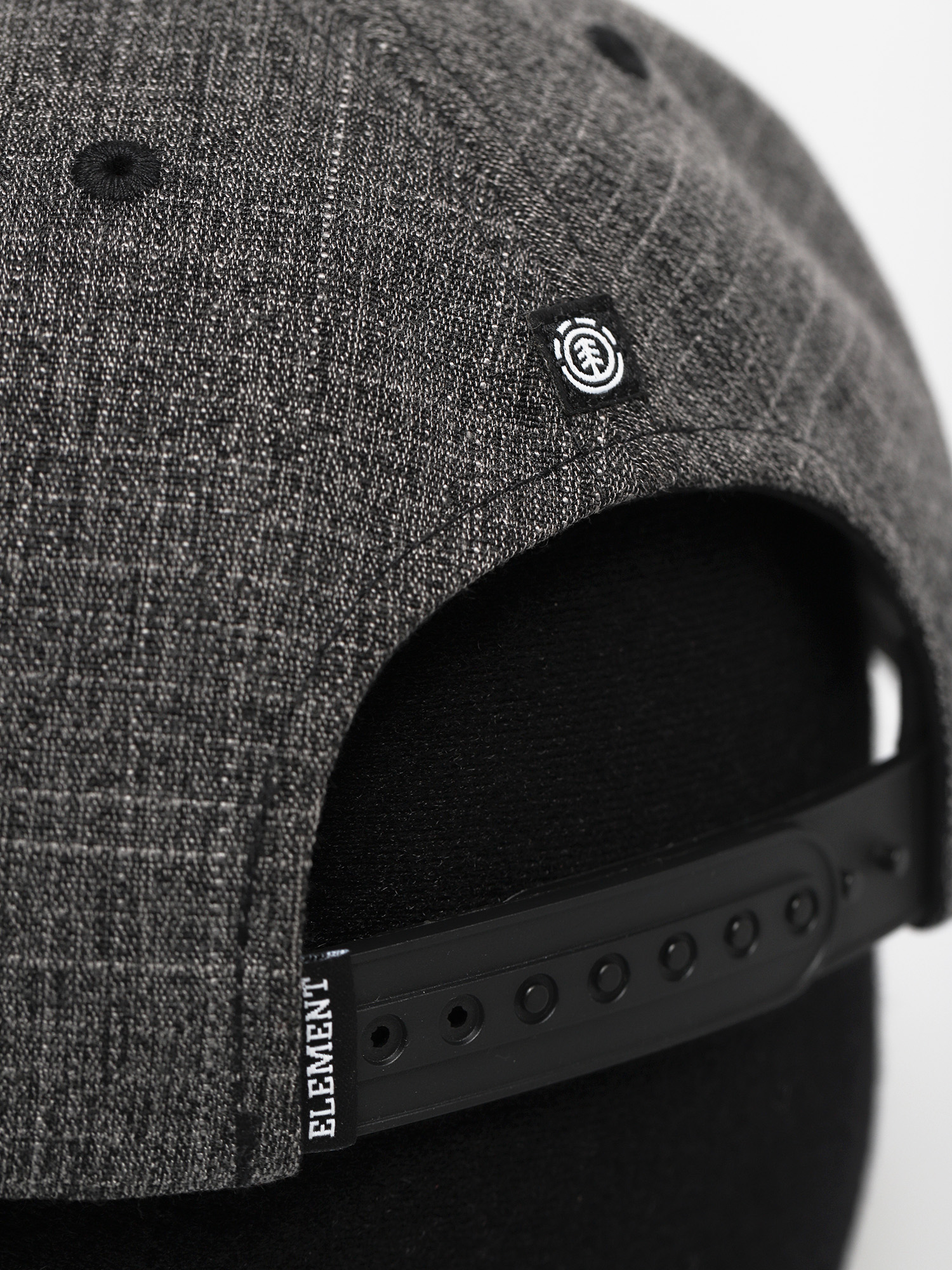 Czapka z daszkiem Element Jagger III (black grid htr)