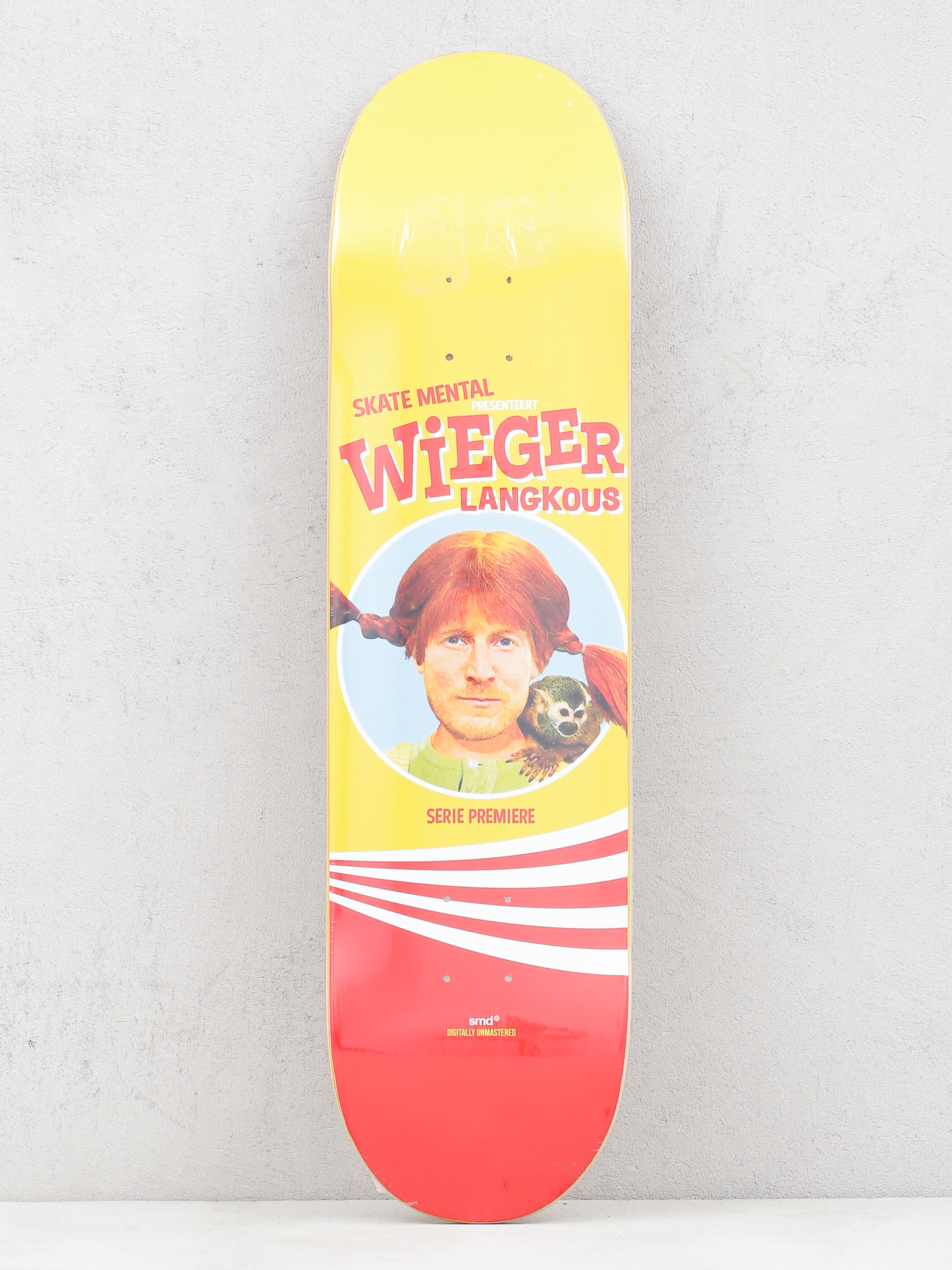 Deck Skate Mental Wieger Langkous (yellow/red)