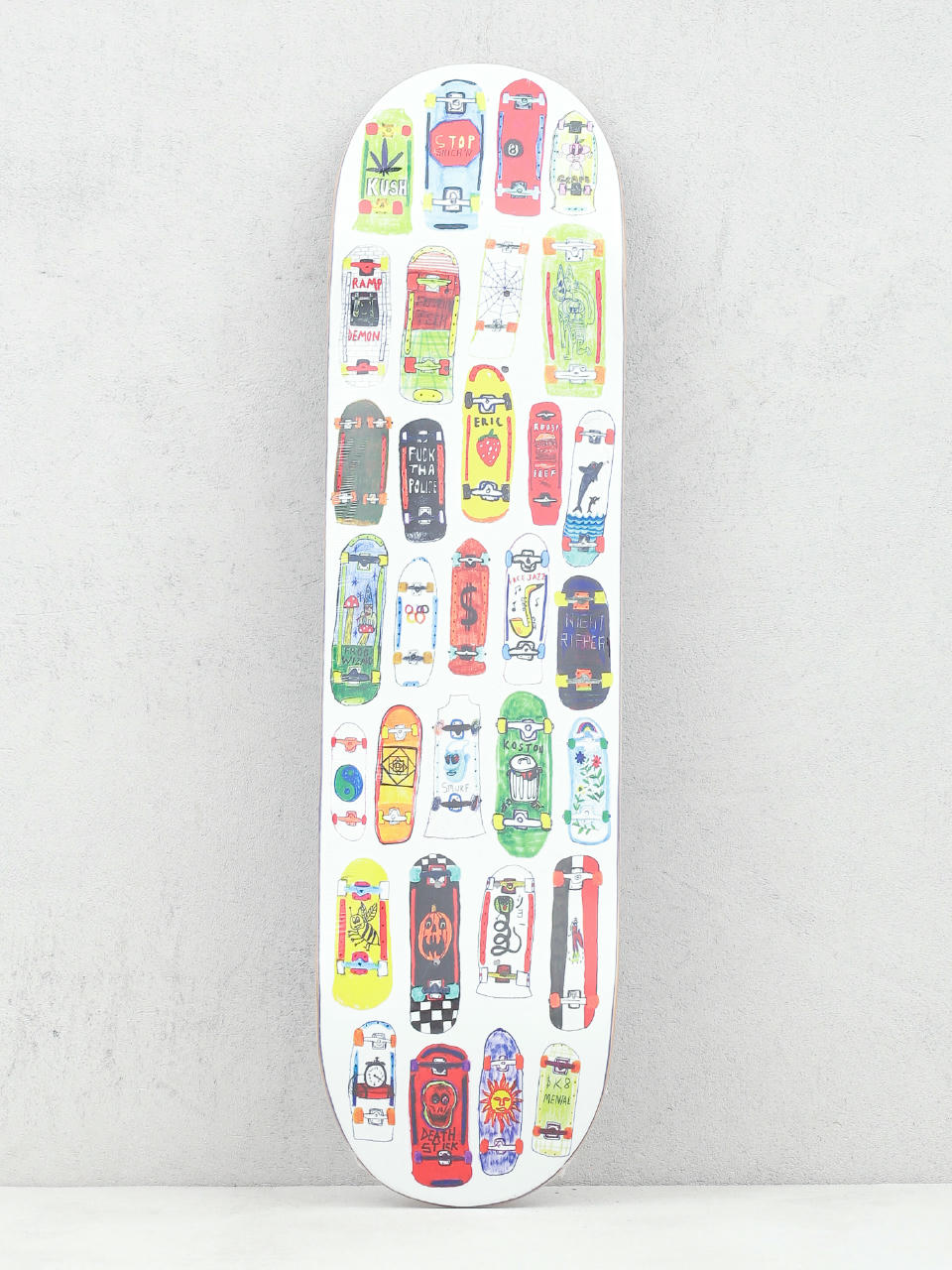 Deck Skate Mental Koston Board Collage (white/multi)