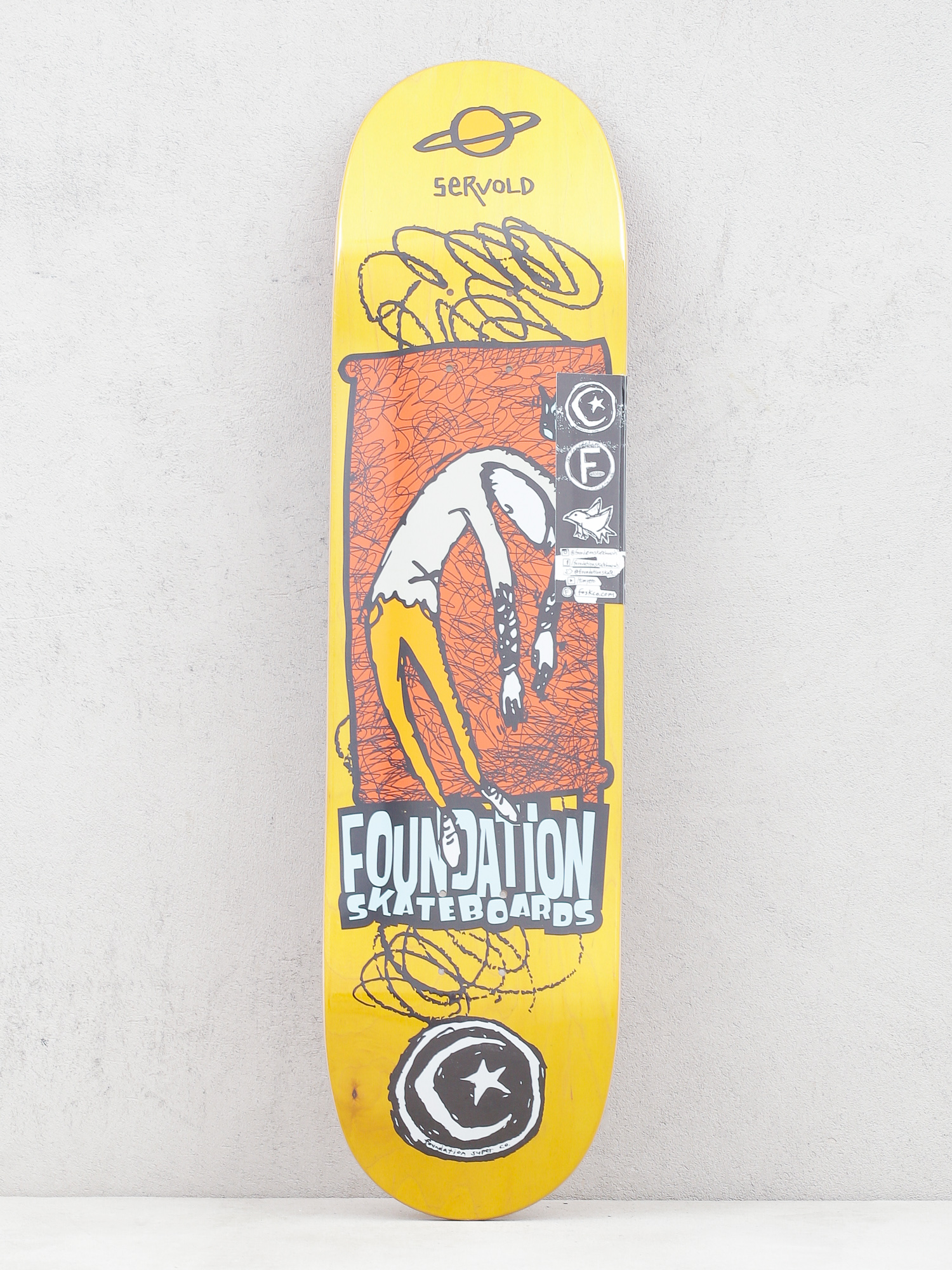 Deck Foundation Servold Planet Saturn (yellow)