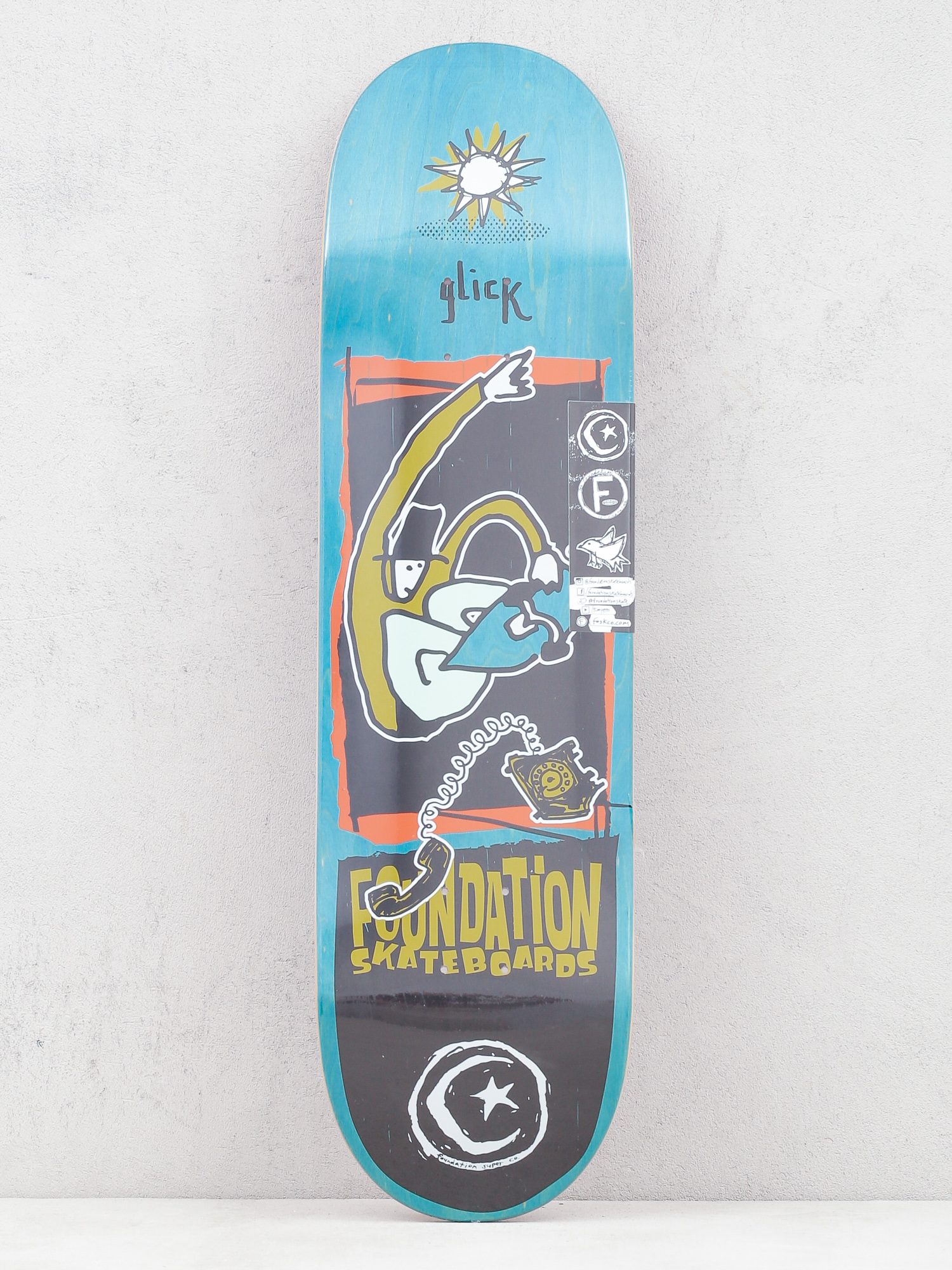 Deck Foundation Glick Phone Call (teal)
