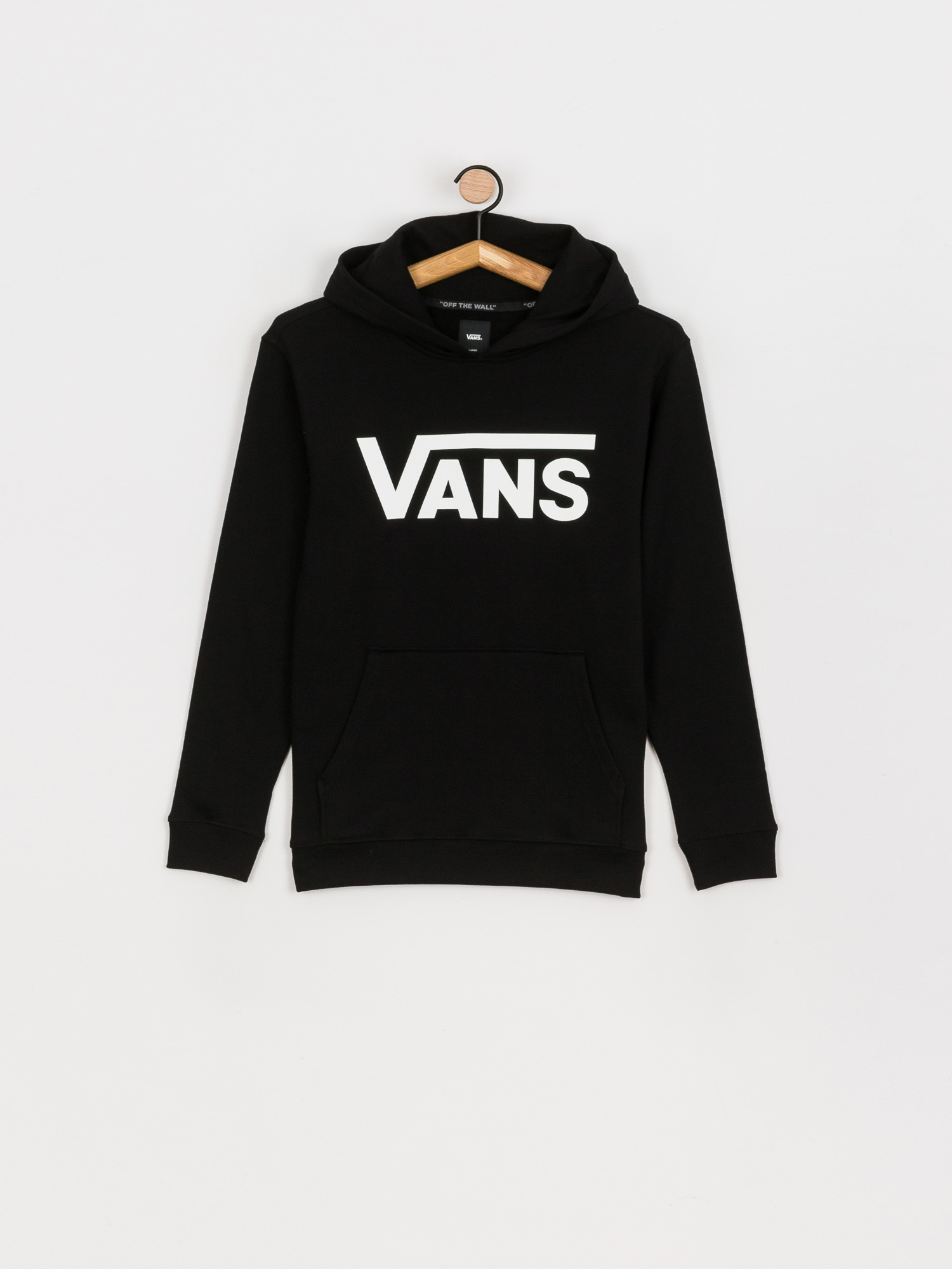 Bluza z kapturem Vans Classic II HD JR (black/white)