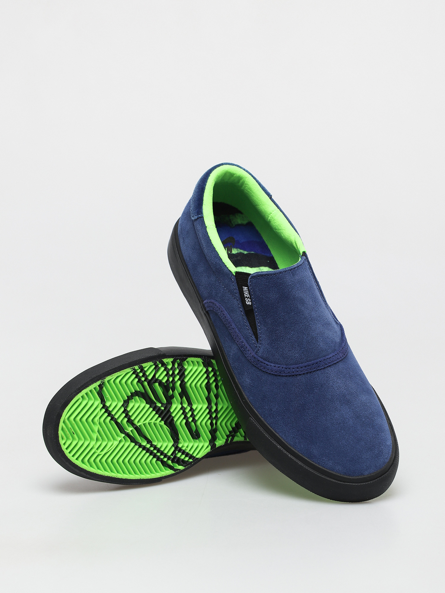 Buty Nike SB X Glue Zoom Verona Slip (blue void/black blue void electric green)